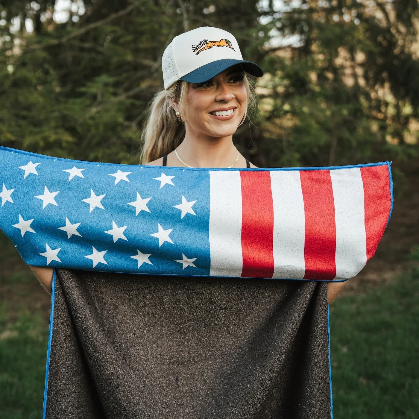 American Flag Car Seat Cover Towel - Image 6