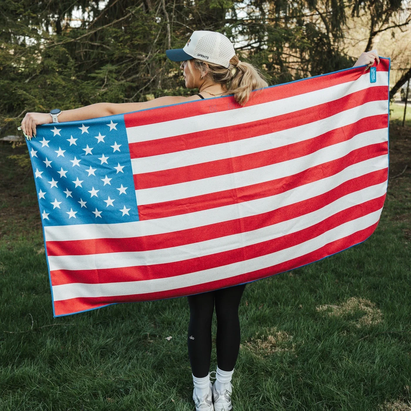 American Flag Car Seat Cover Towel - Image 7