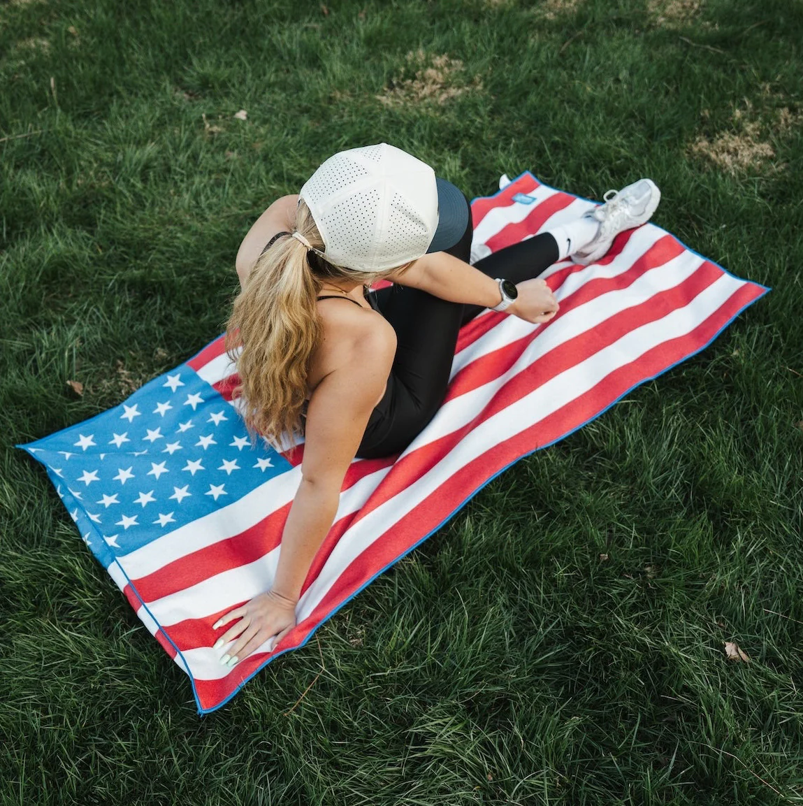 American Flag Car Seat Cover Towel - Image 8