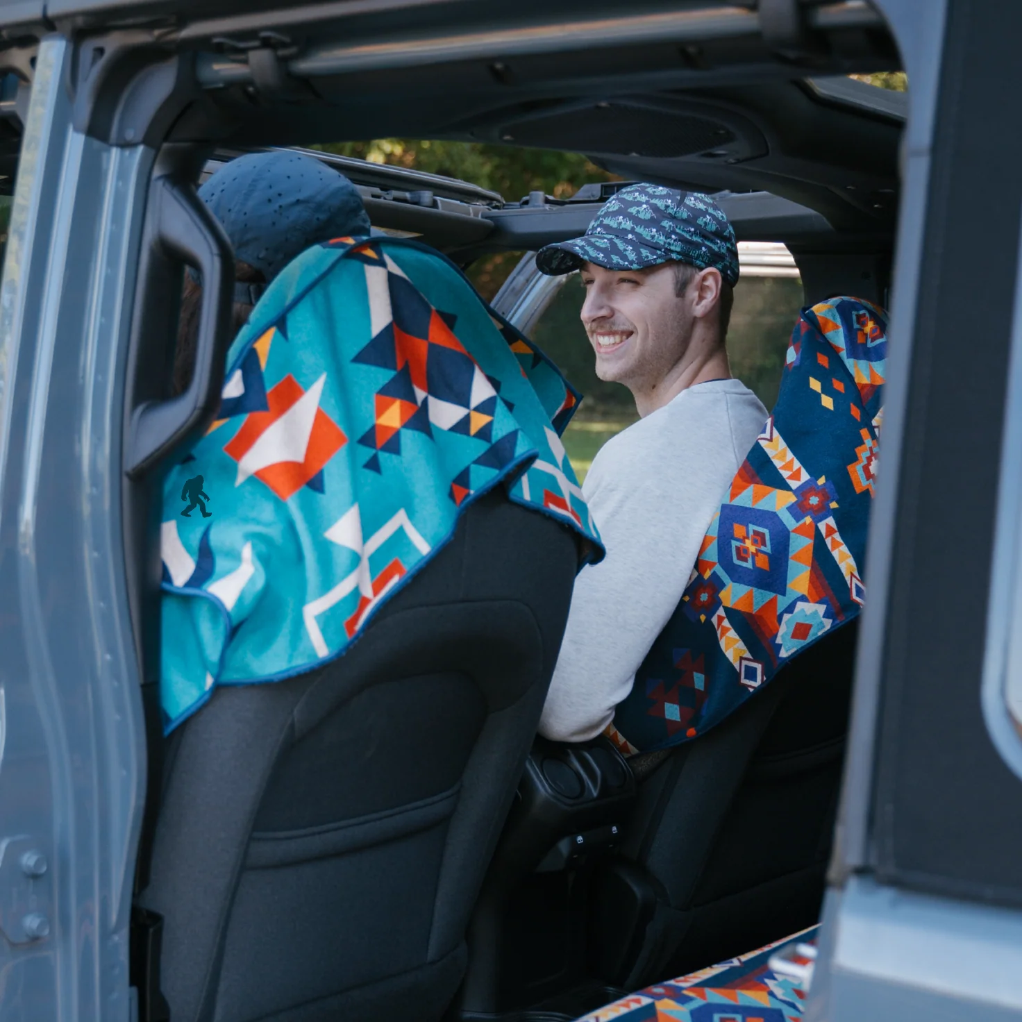 Bohemian Nomad Noises Car Seat Cover Towel - Image 5