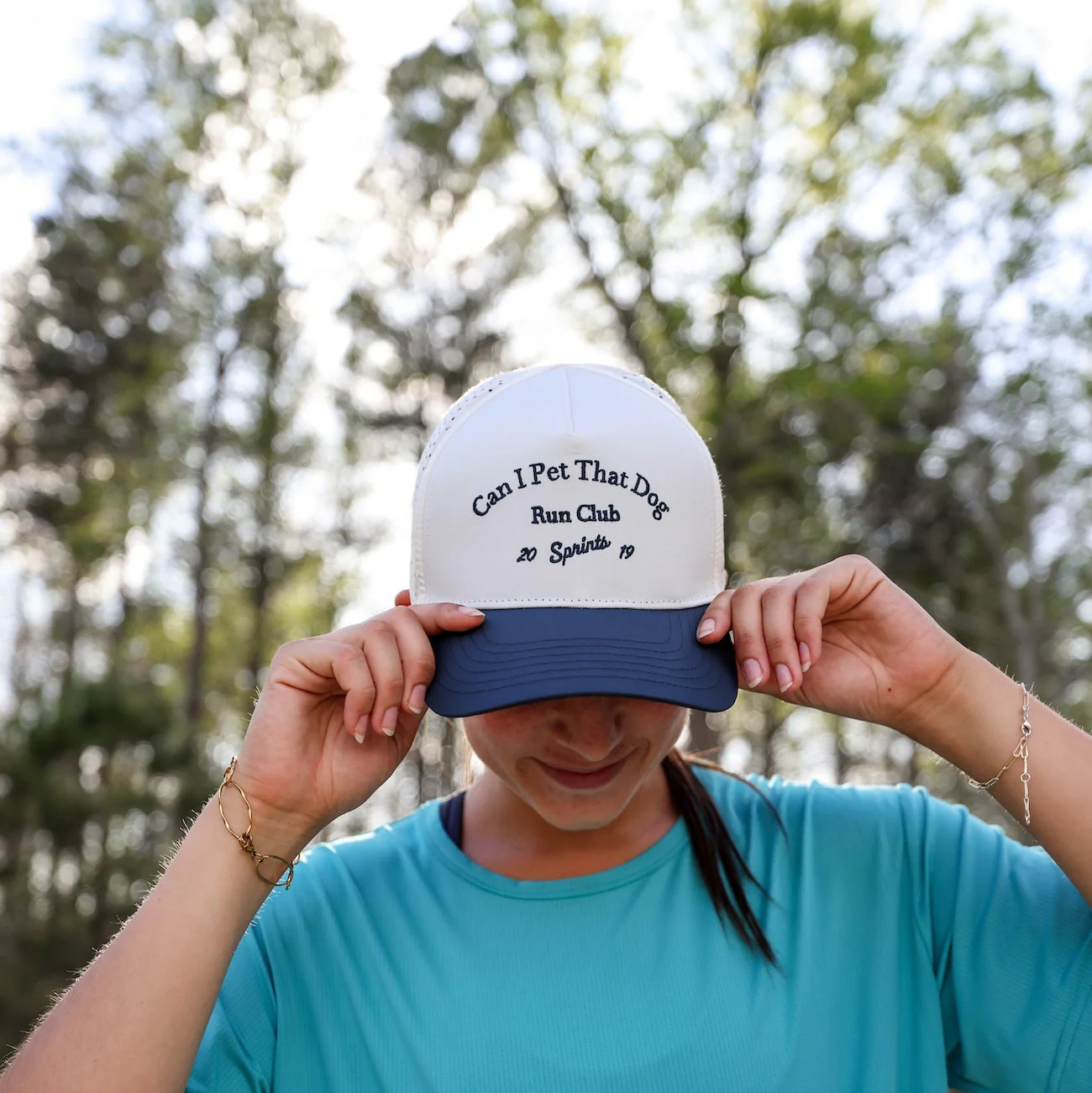 Can I Pet That Dog Run Club Structured VP Hat (Unisex) - Image 3