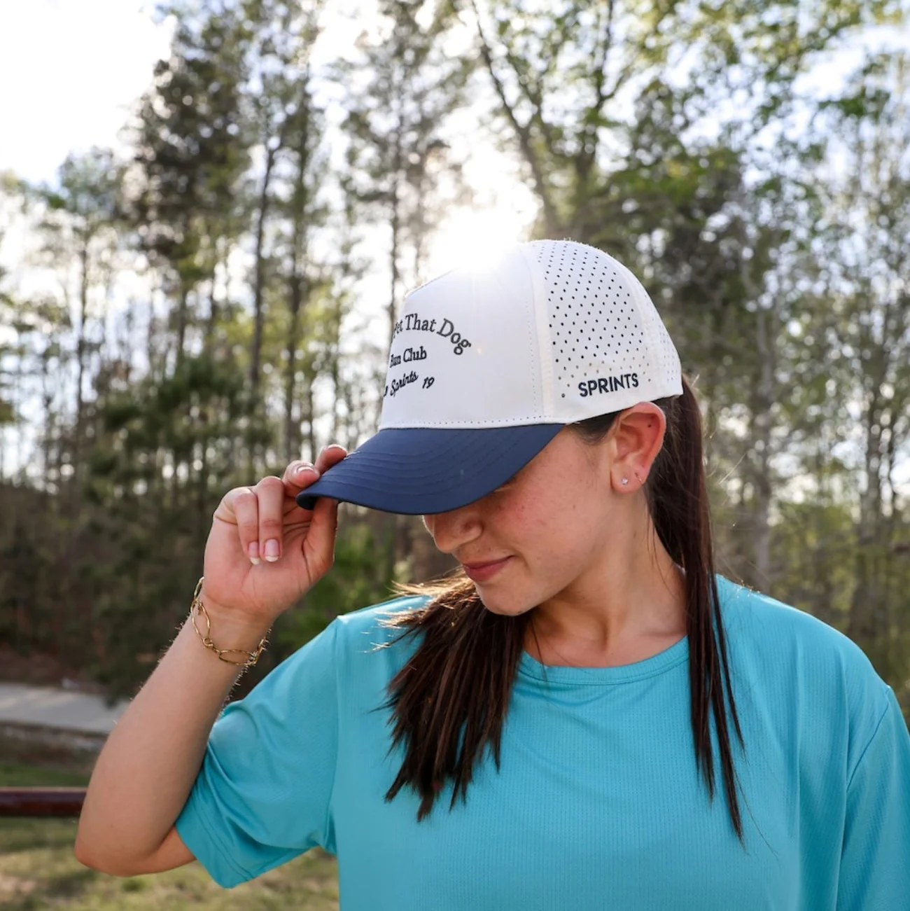 Can I Pet That Dog Run Club Structured VP Hat (Unisex) - Image 4