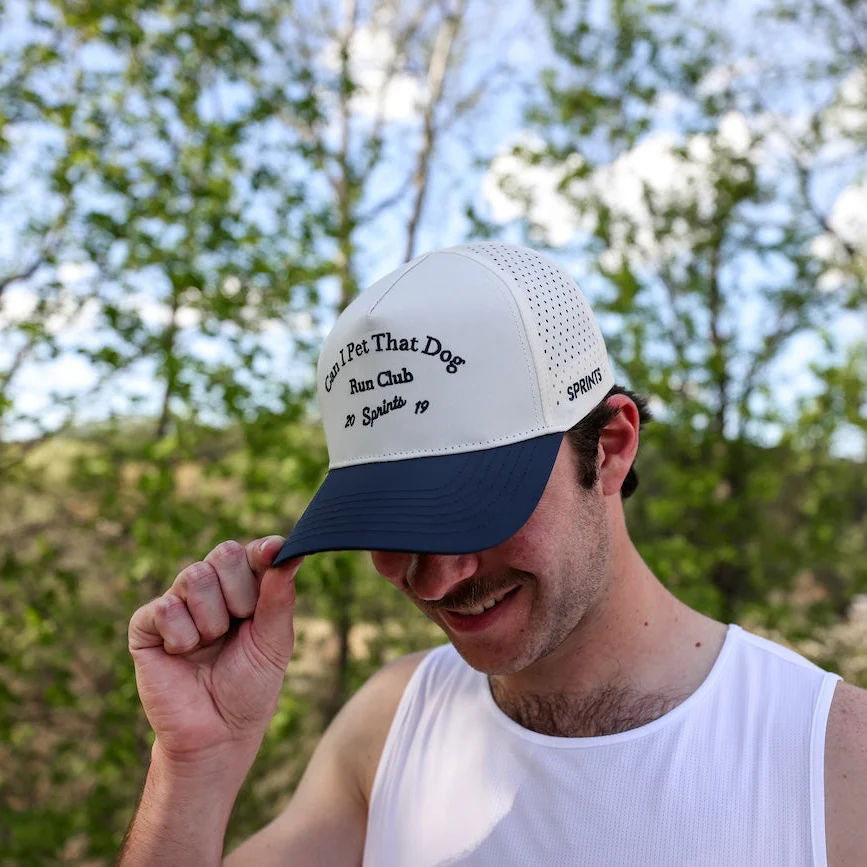 Can I Pet That Dog Run Club Structured VP Hat (Unisex) - Image 5