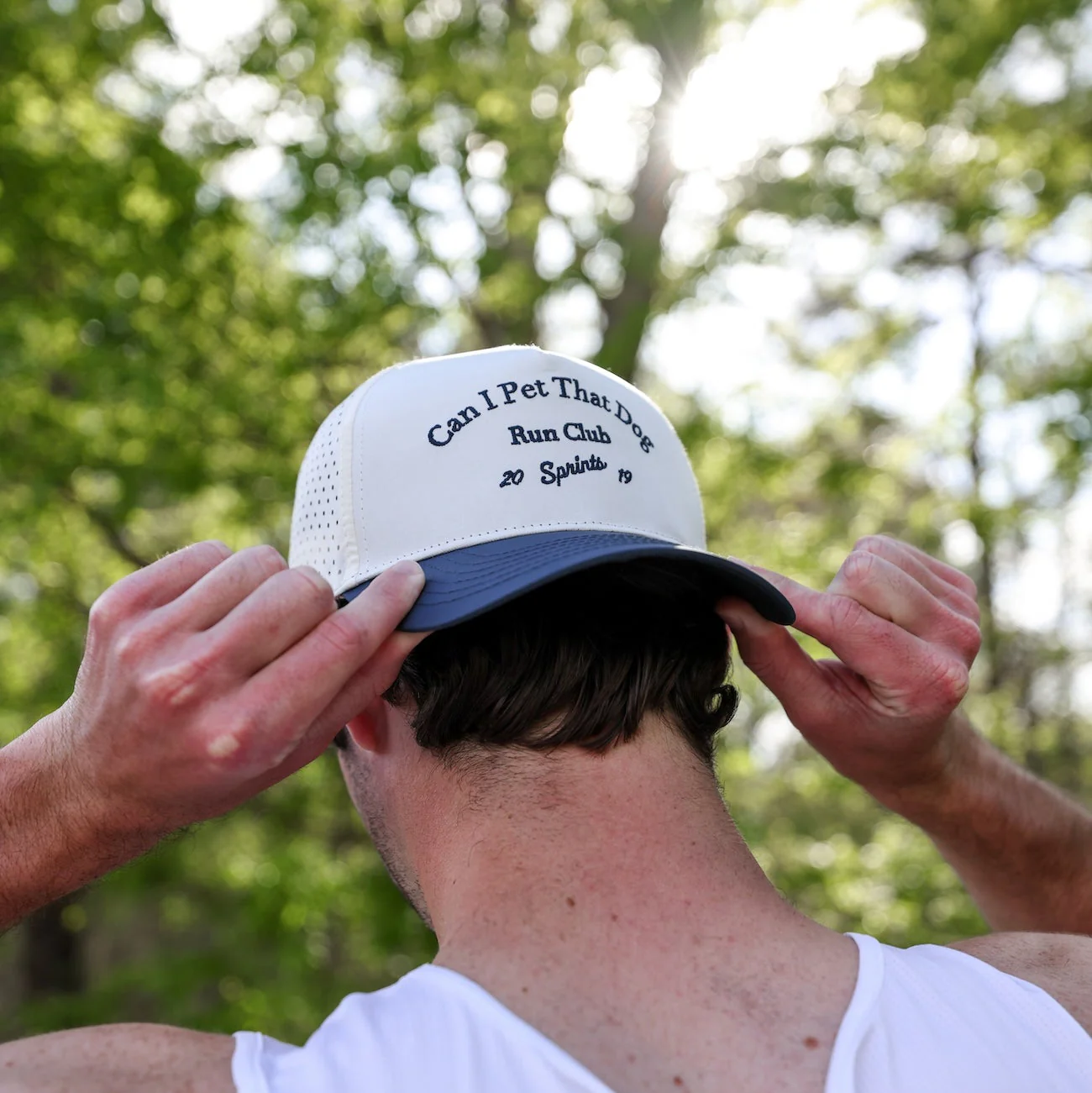 Can I Pet That Dog Run Club Structured VP Hat (Unisex) - Image 6