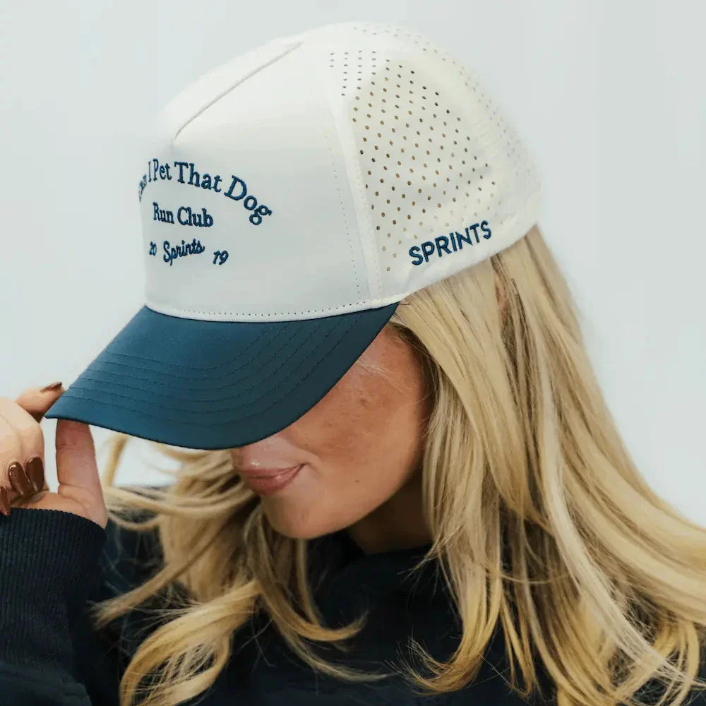 Can I Pet That Dog Run Club Structured VP Hat (Unisex) - Image 7