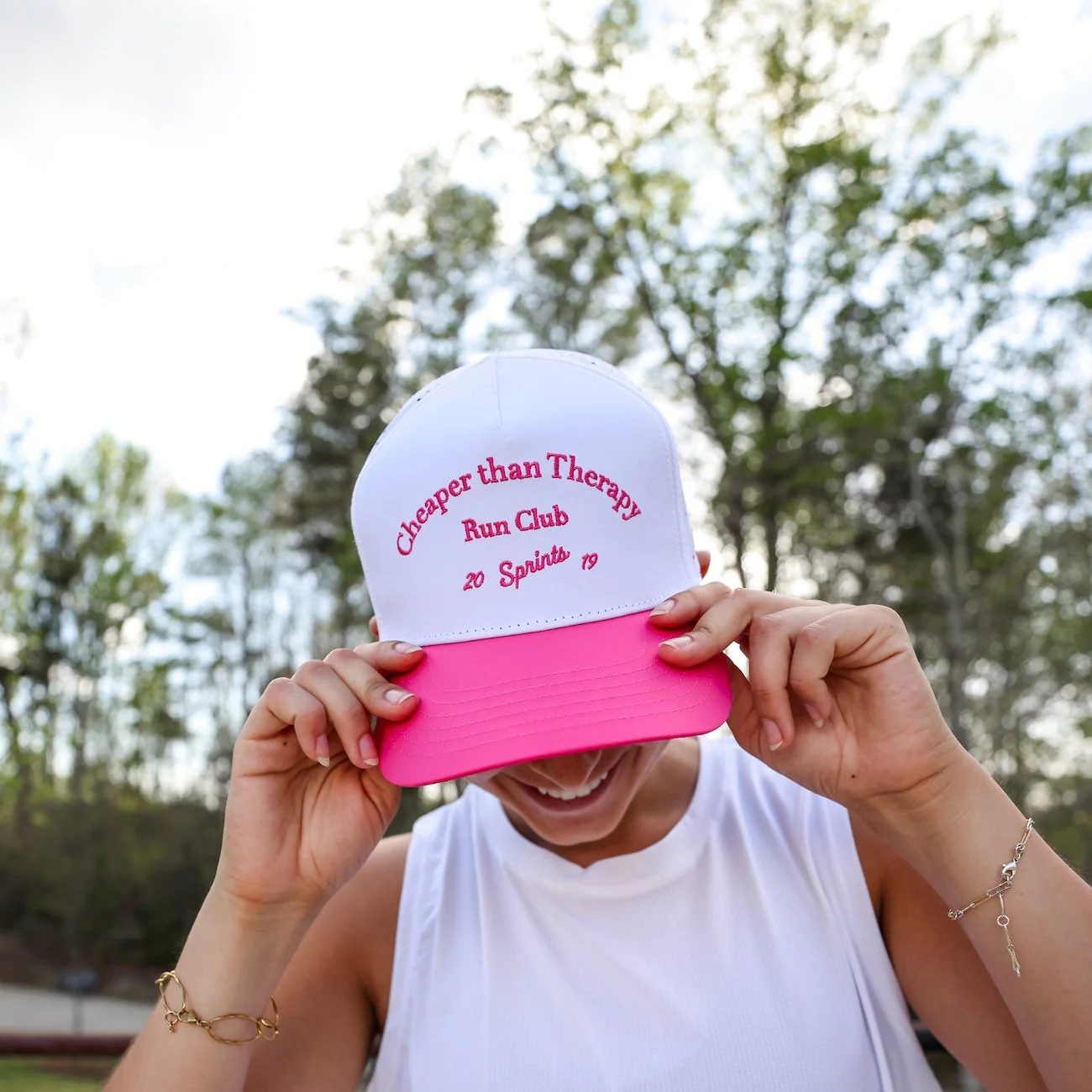 Cheaper Than Therapy Pink VP Hat (Unisex) - Image 5