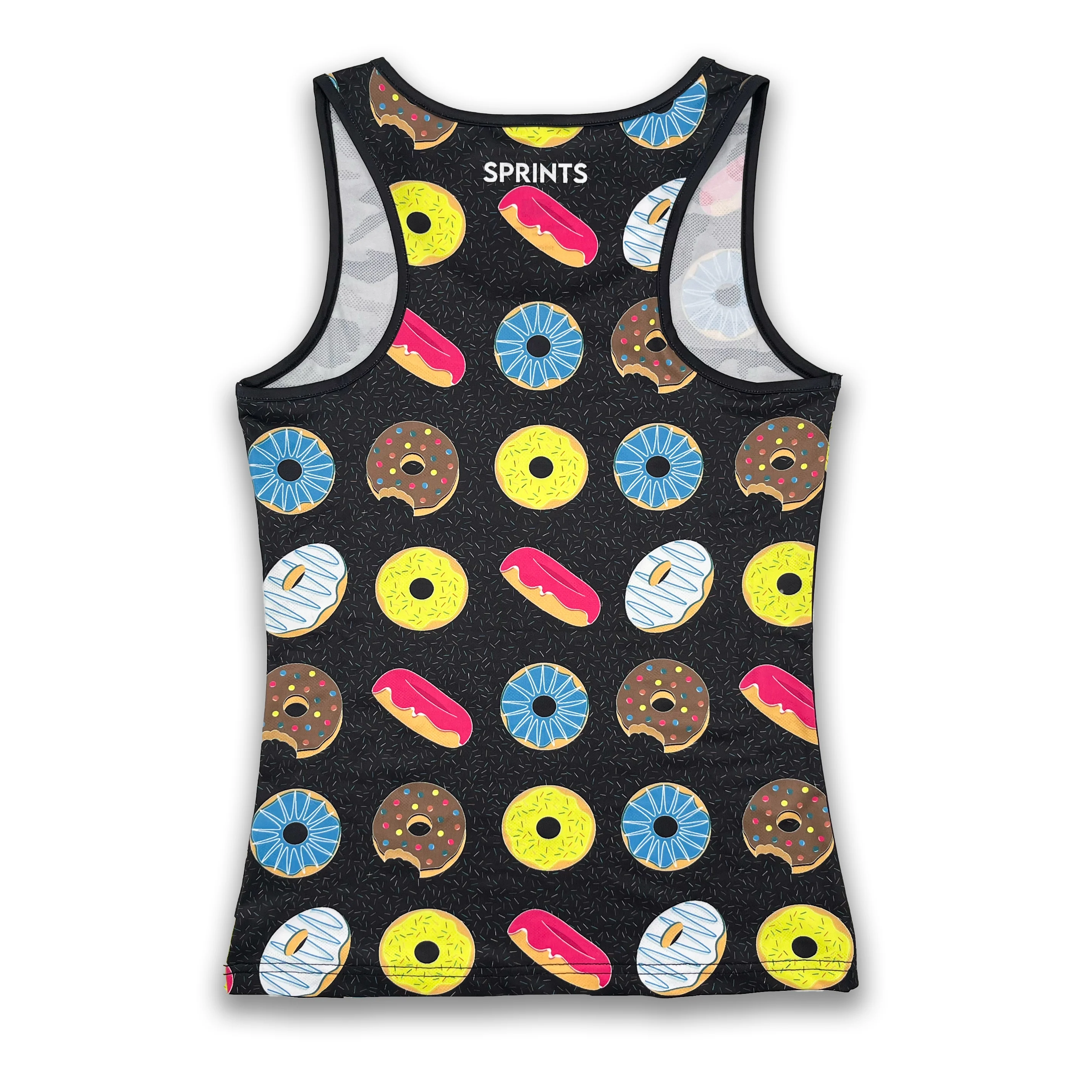 Womens Running Tank - Donuts - Image 5