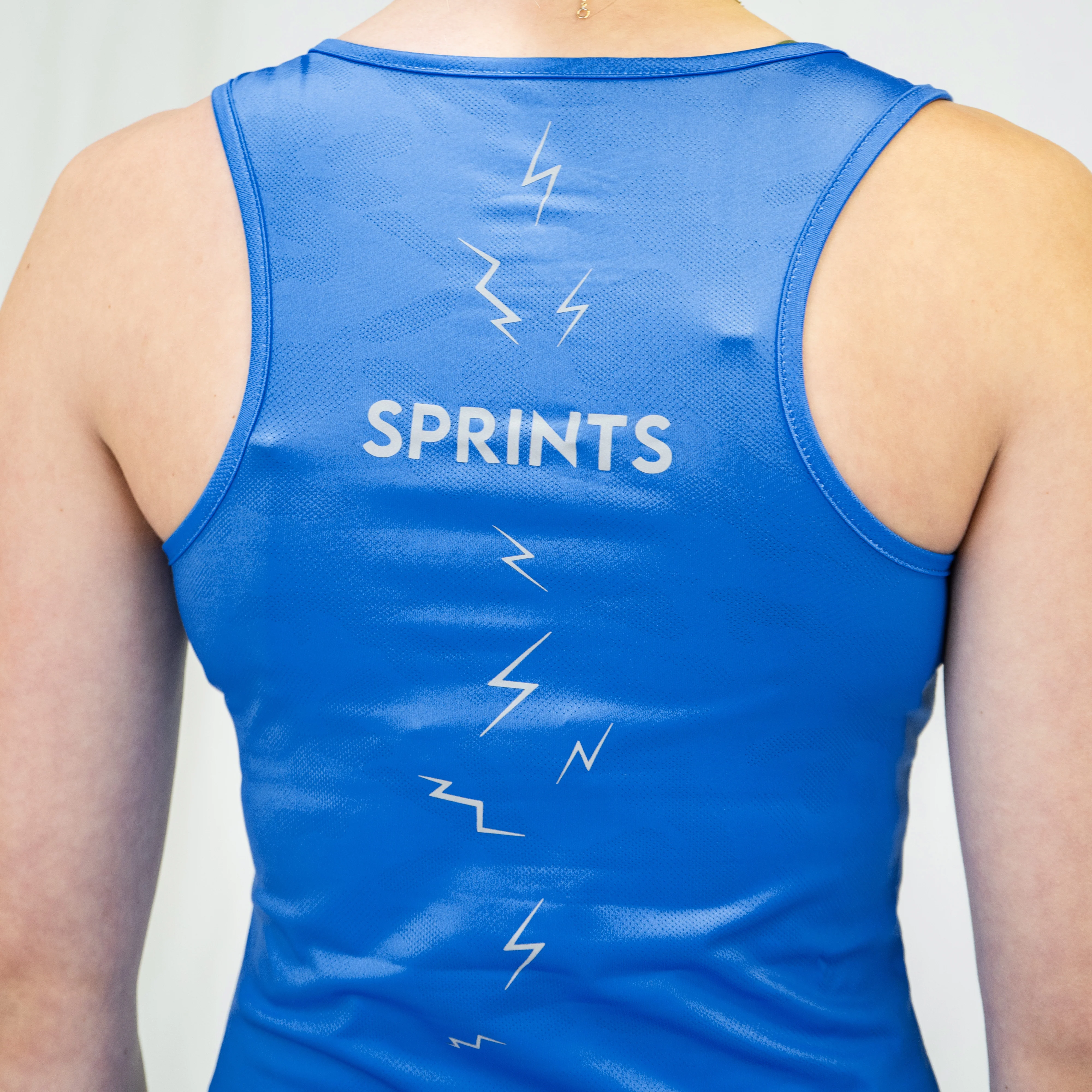 Womens Running Tank - Drenched Sky - Image 3