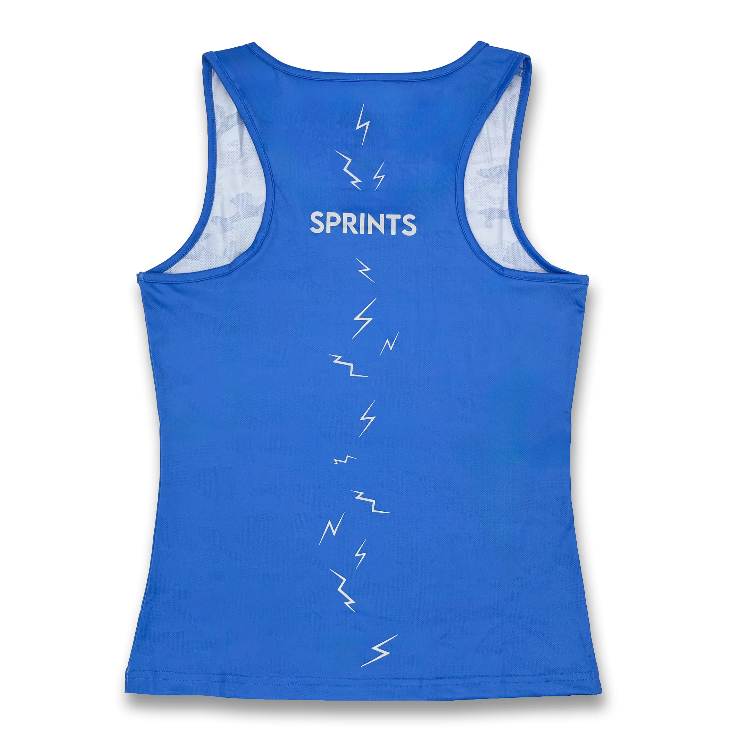 Womens Running Tank - Drenched Sky - Image 4