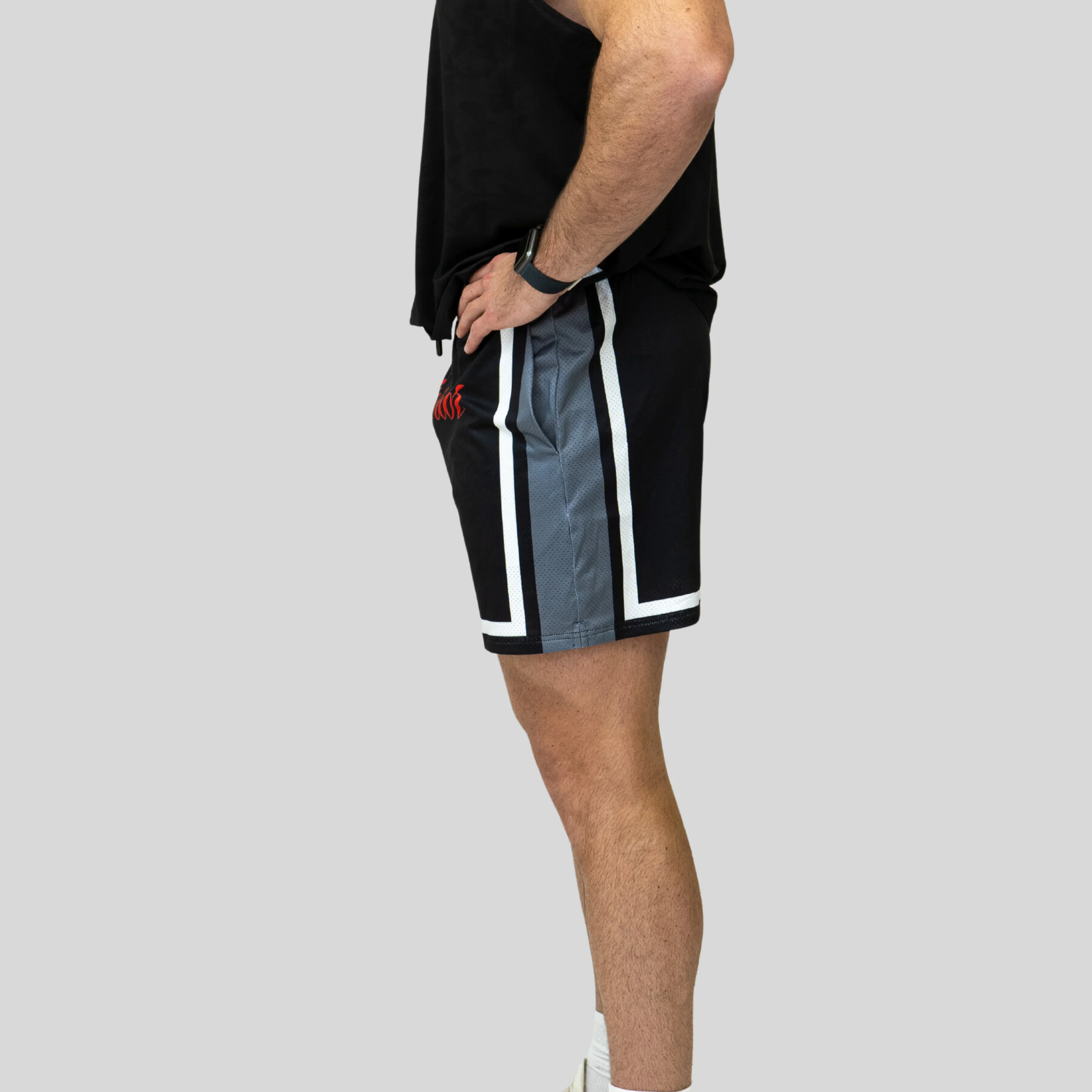 Duality 5" Fusion Mesh Unisex Short - Vintage Warrior - Image 4