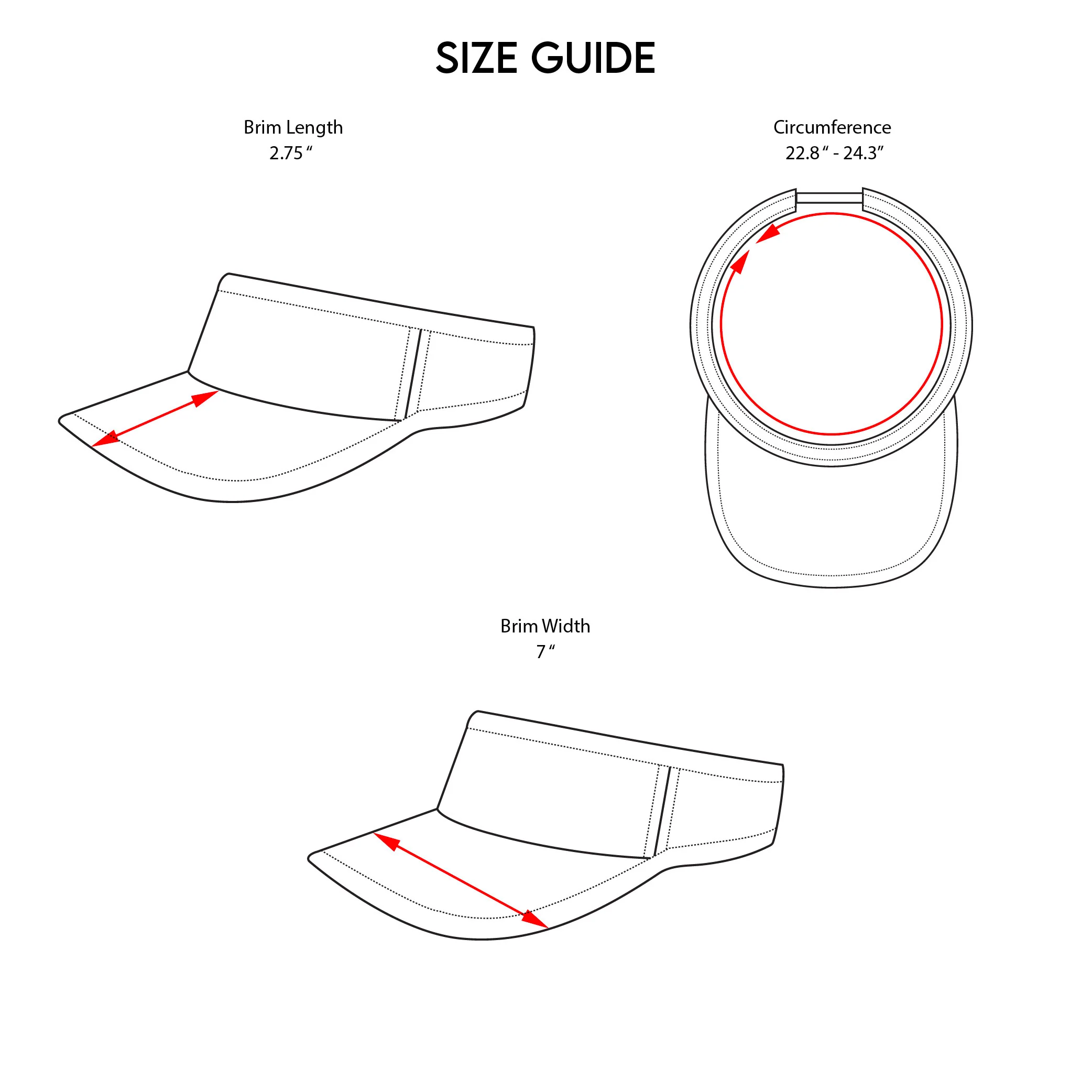 Flamingo Visor (Unisex) - Image 5