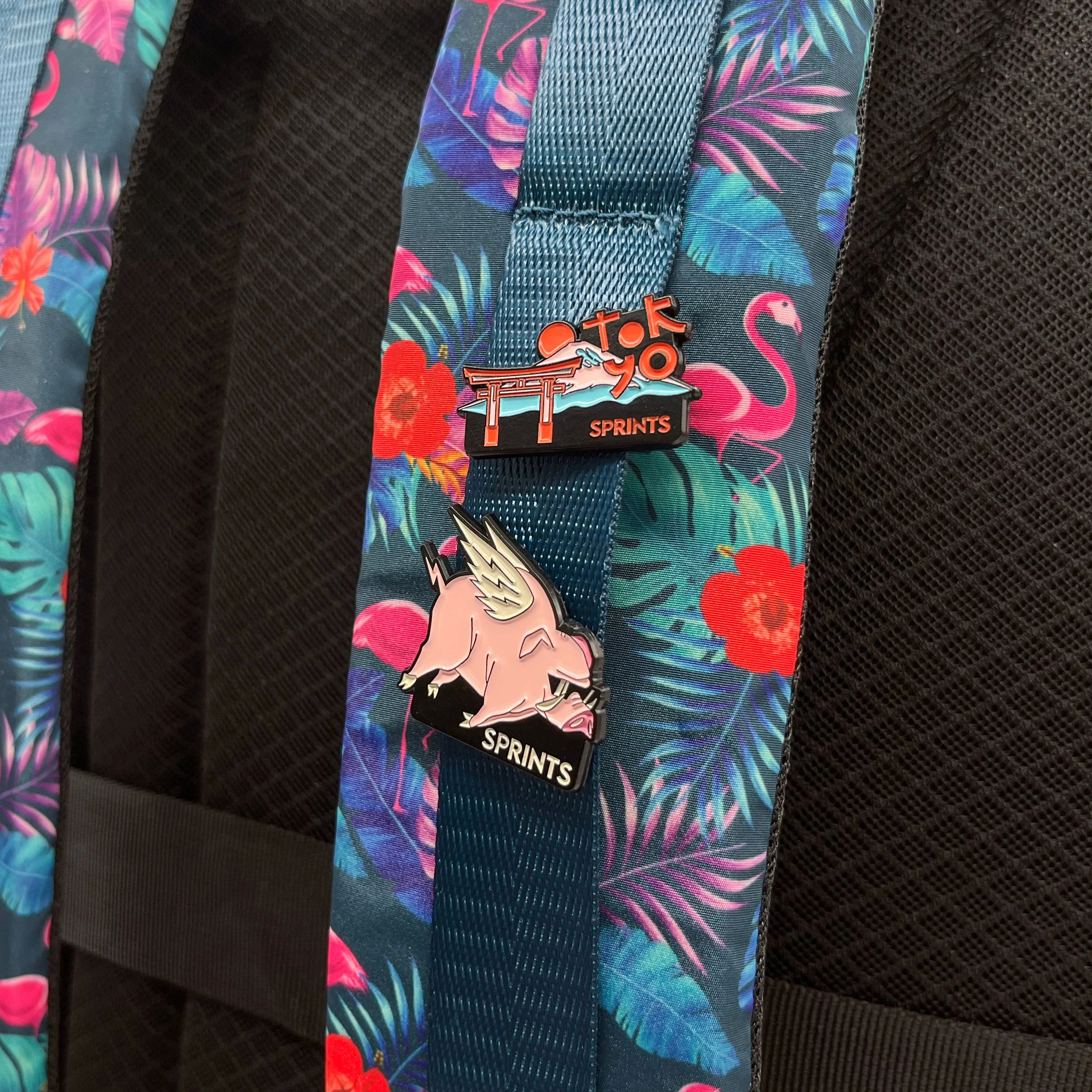 Flamingos Bolt Bag Backpack - Image 6