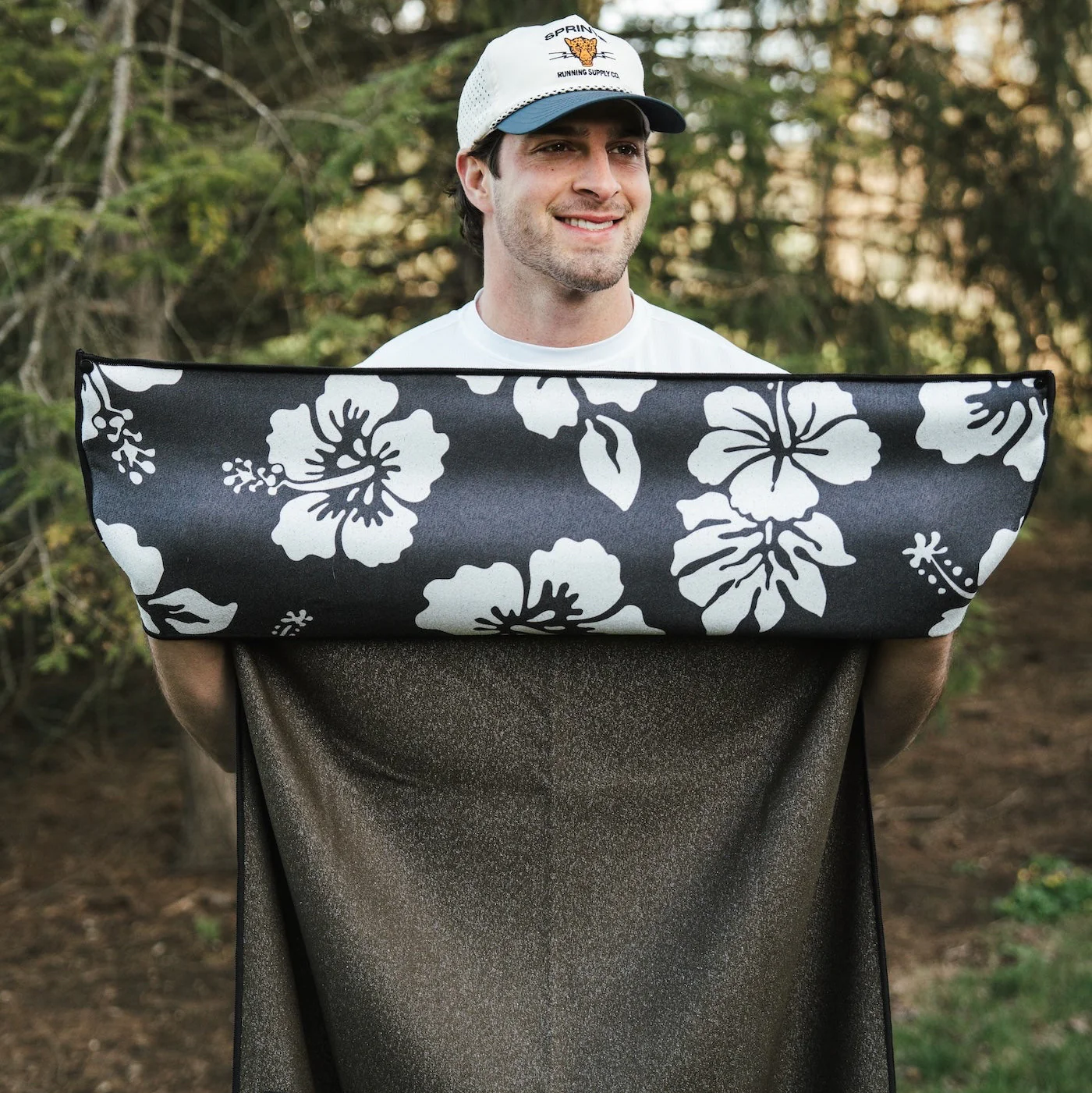 Flex on the Beach - Black Car Seat Cover Towel - Image 5