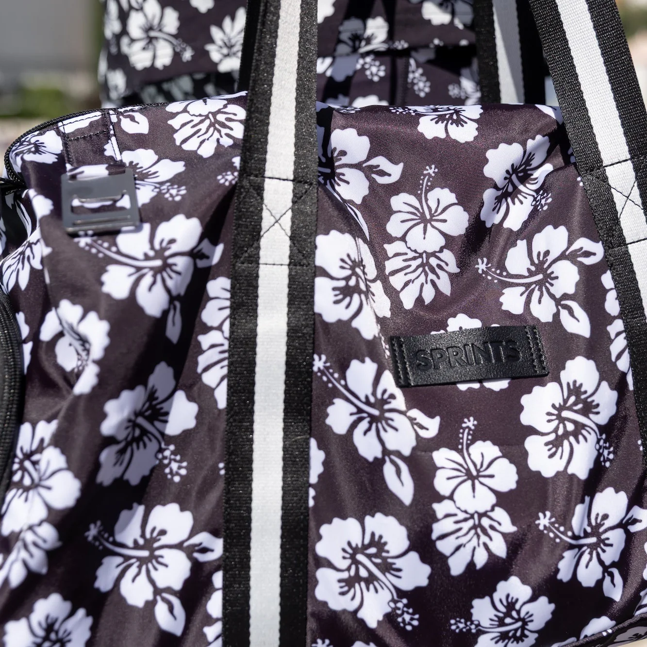 Flex on the Beach Black Duffle Bag - Image 3