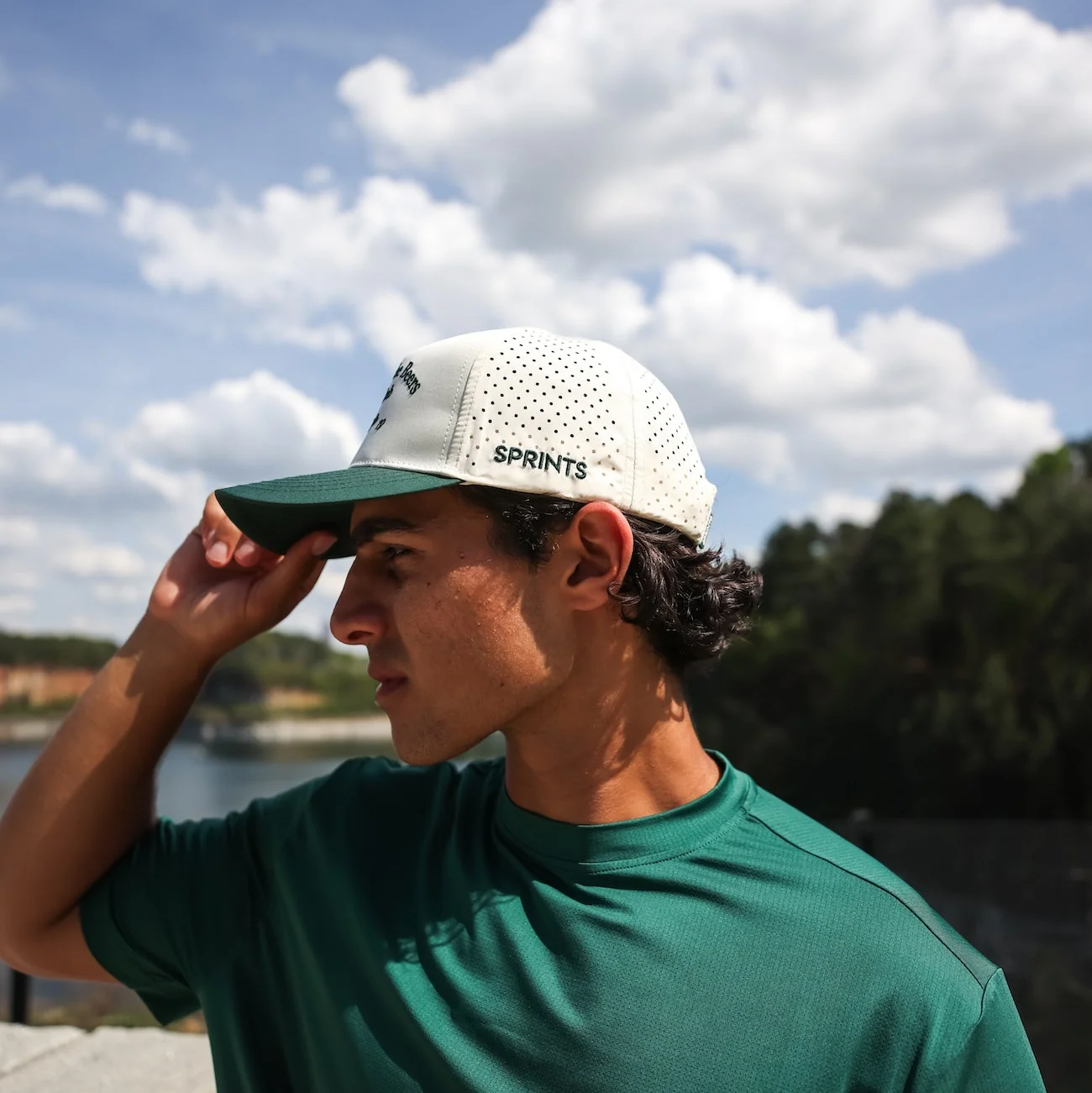 Here for the Beers Run Club - Green Label Structured VP Hat (Unisex) - Image 3