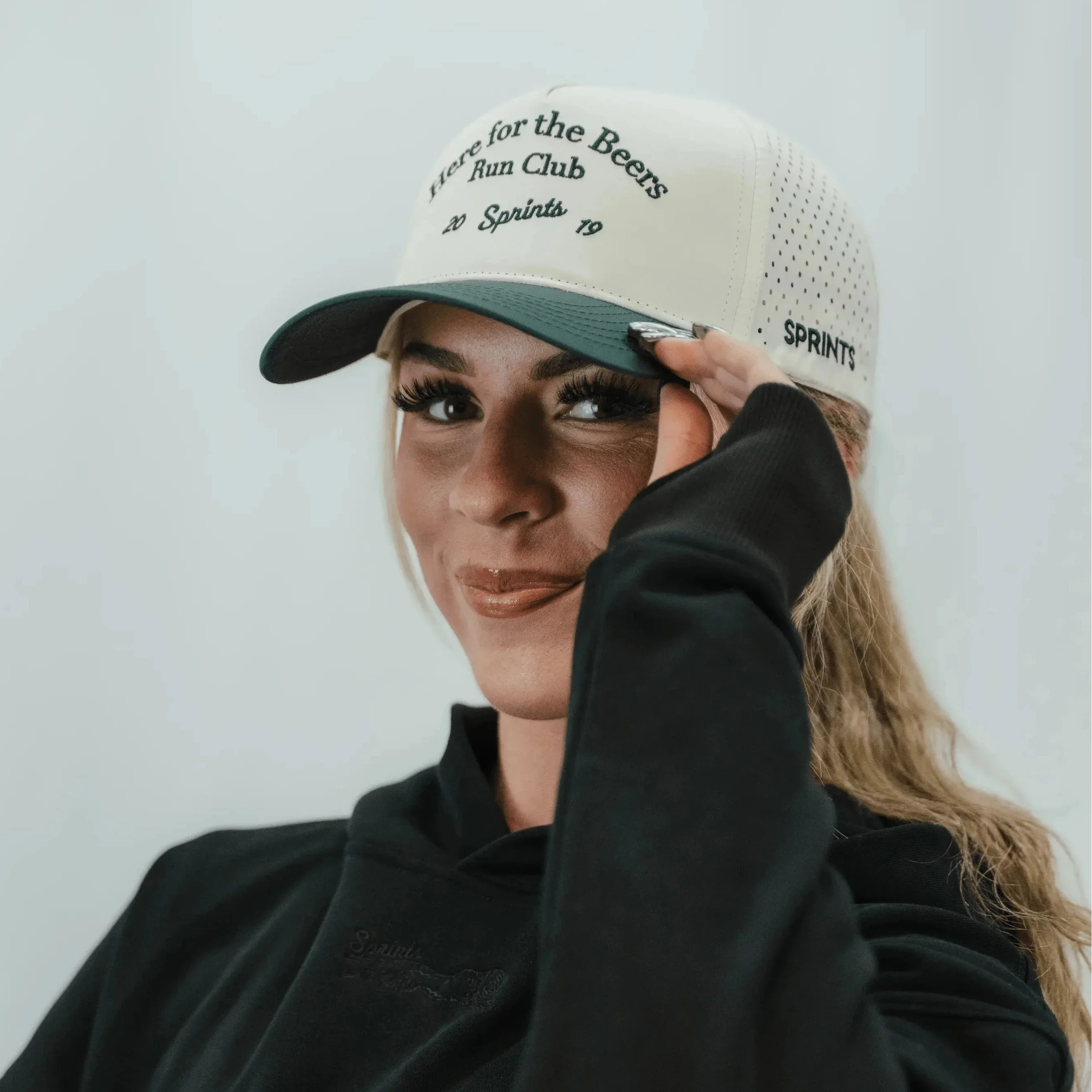 Here for the Beers Run Club - Green Label Structured VP Hat (Unisex) - Image 4