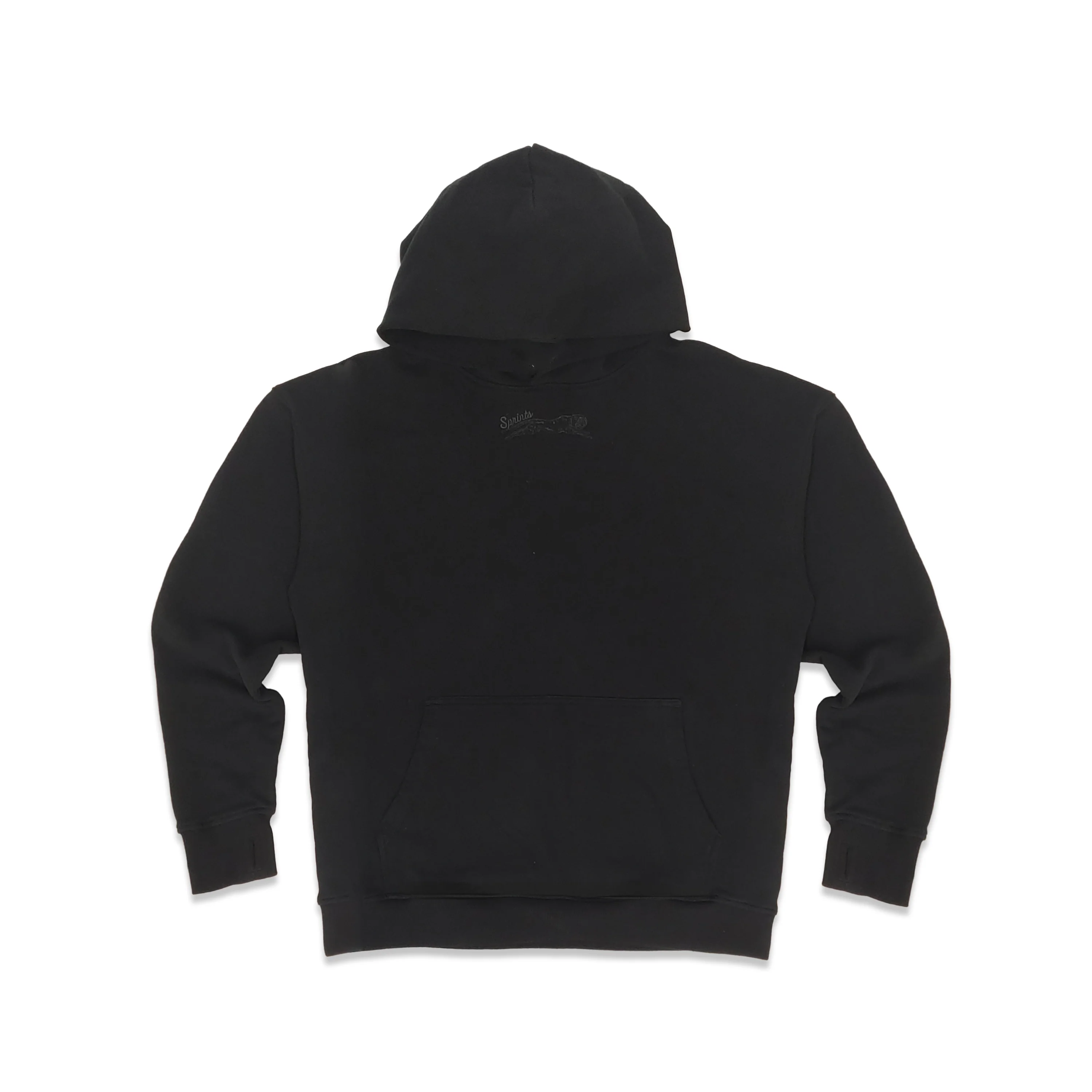 Run Club Oversized Hoodie - Here for the Beers - Black - Image 8
