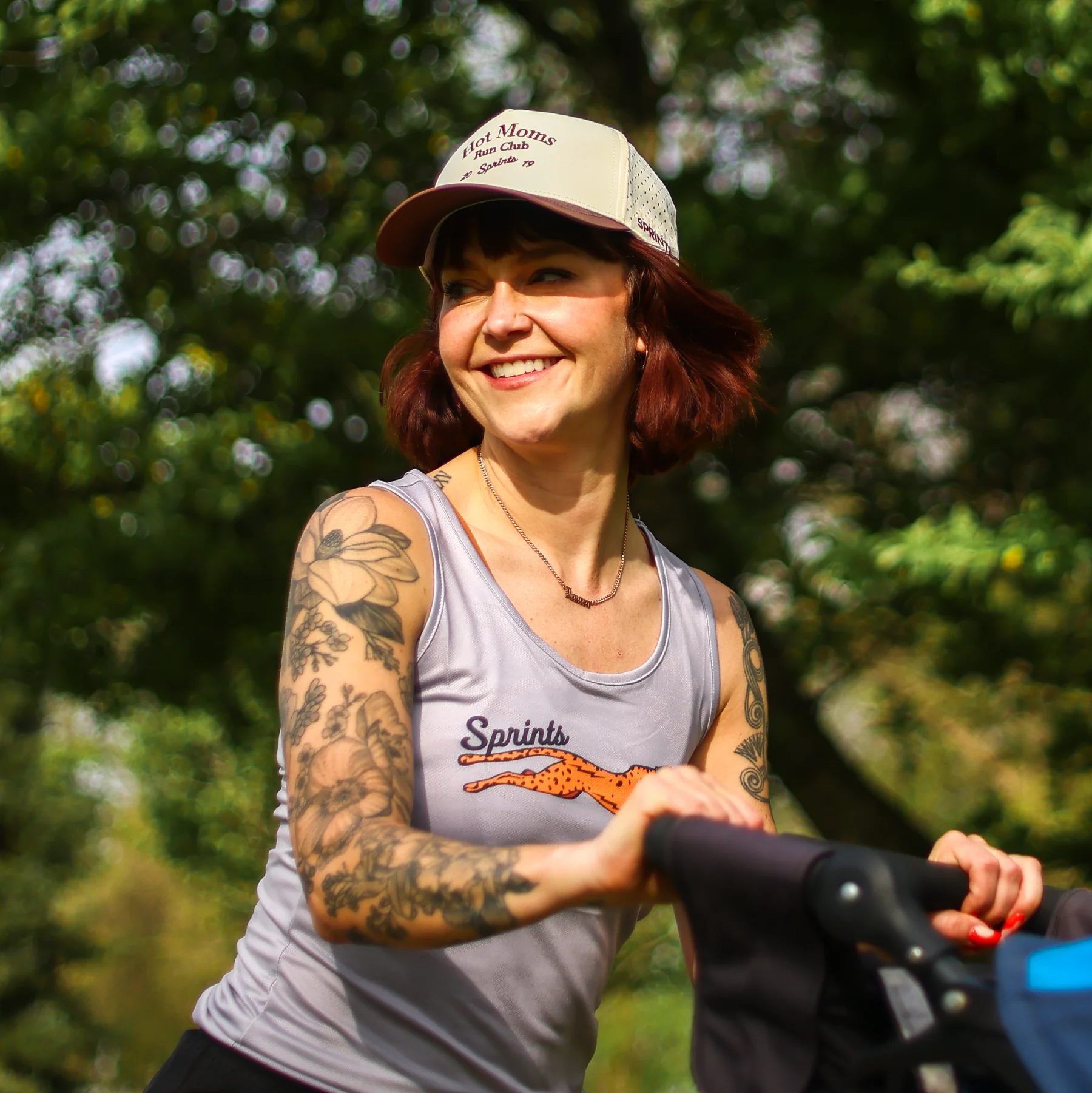 Hot Mom Run Club Structured VP Hat (Unisex) - Image 3