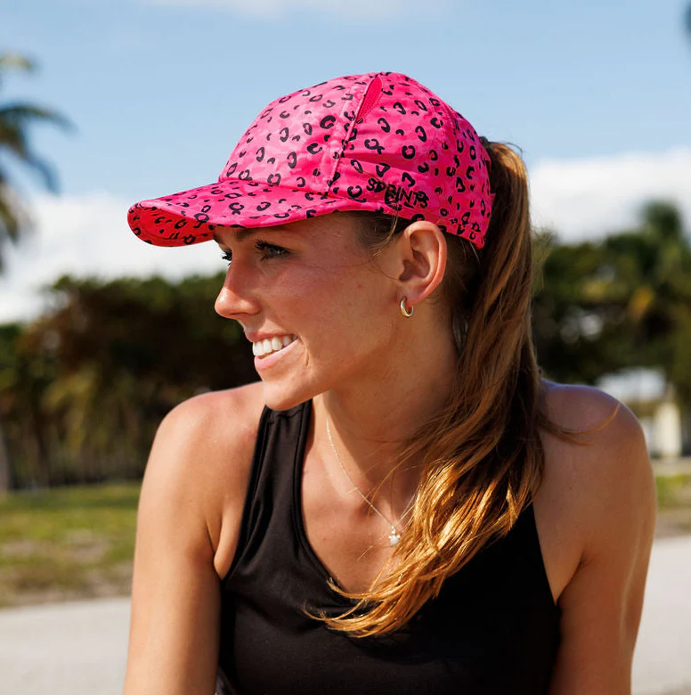 Jag Camo Fuchsia Ponytail Hat - Image 3