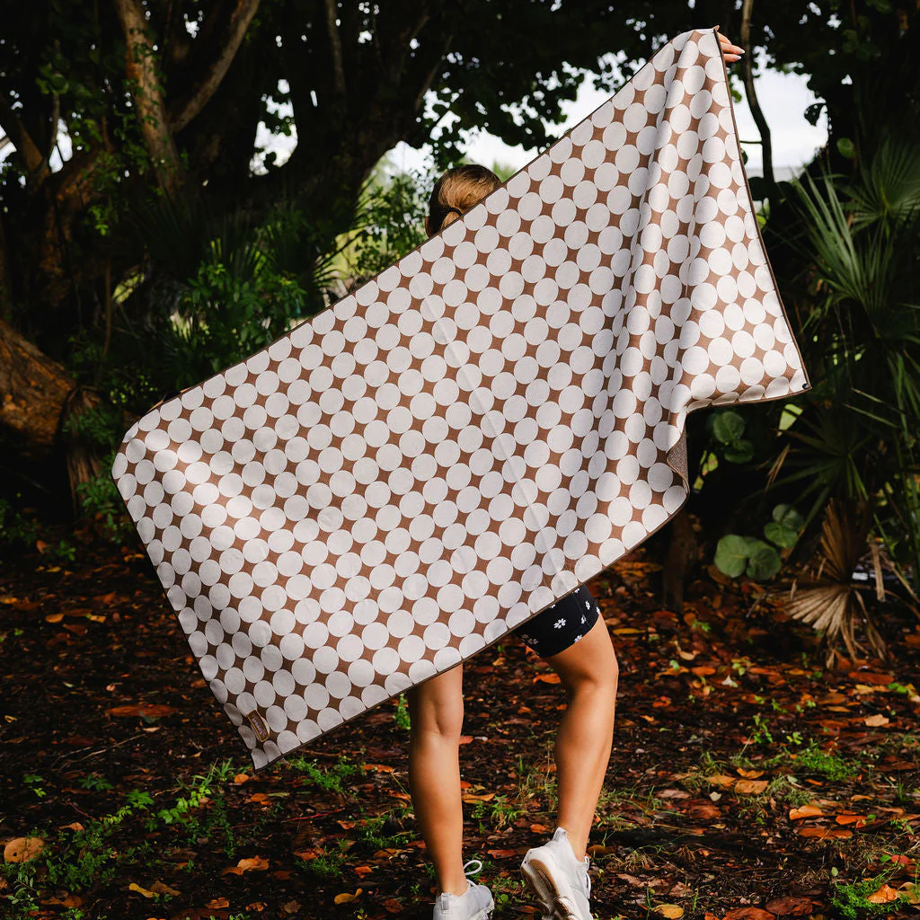 Kaleidoscope Cream Car Seat Cover Towel - Image 6