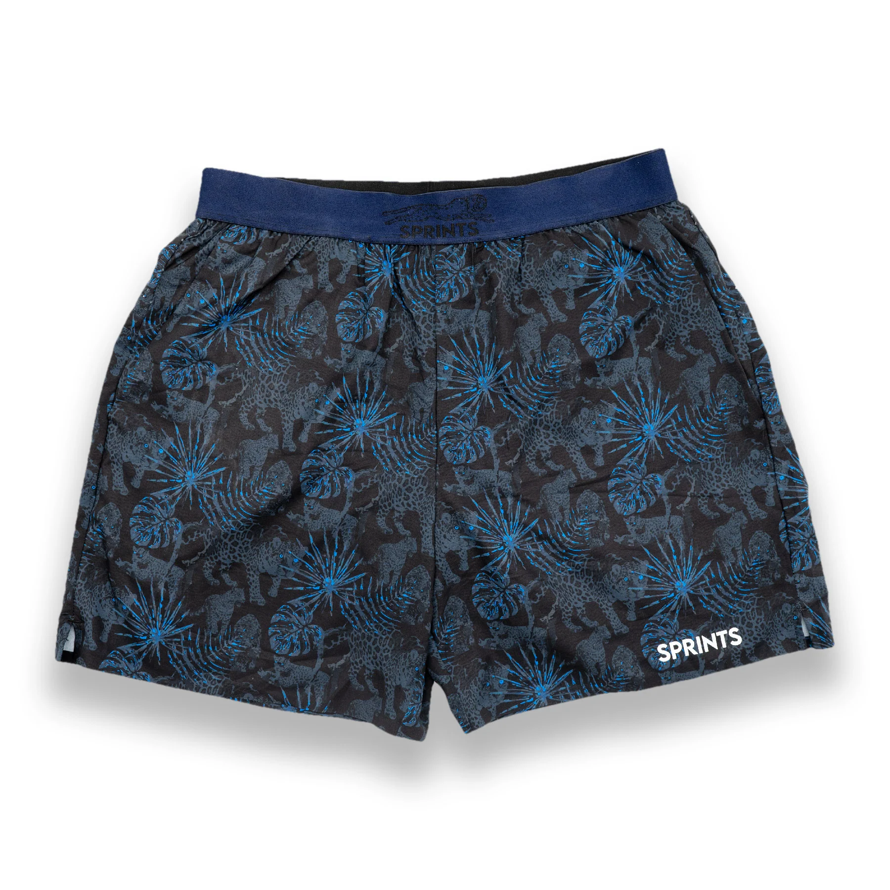 Mens Avigate 5" Fusion Short - Acid Jags Blue - Image 7
