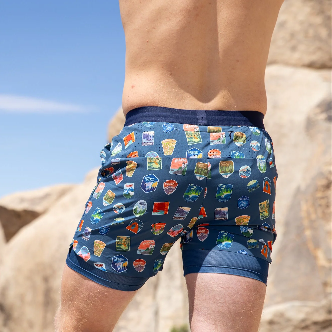 Mens Avigate 5" Fusion Short - National Parks - Image 6