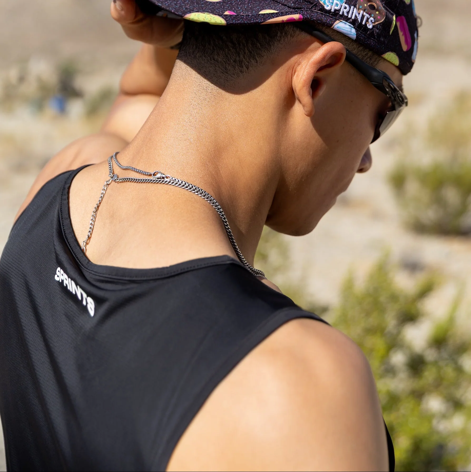 Mens Core Zero Running Tank - Vault Jag Black - Image 3