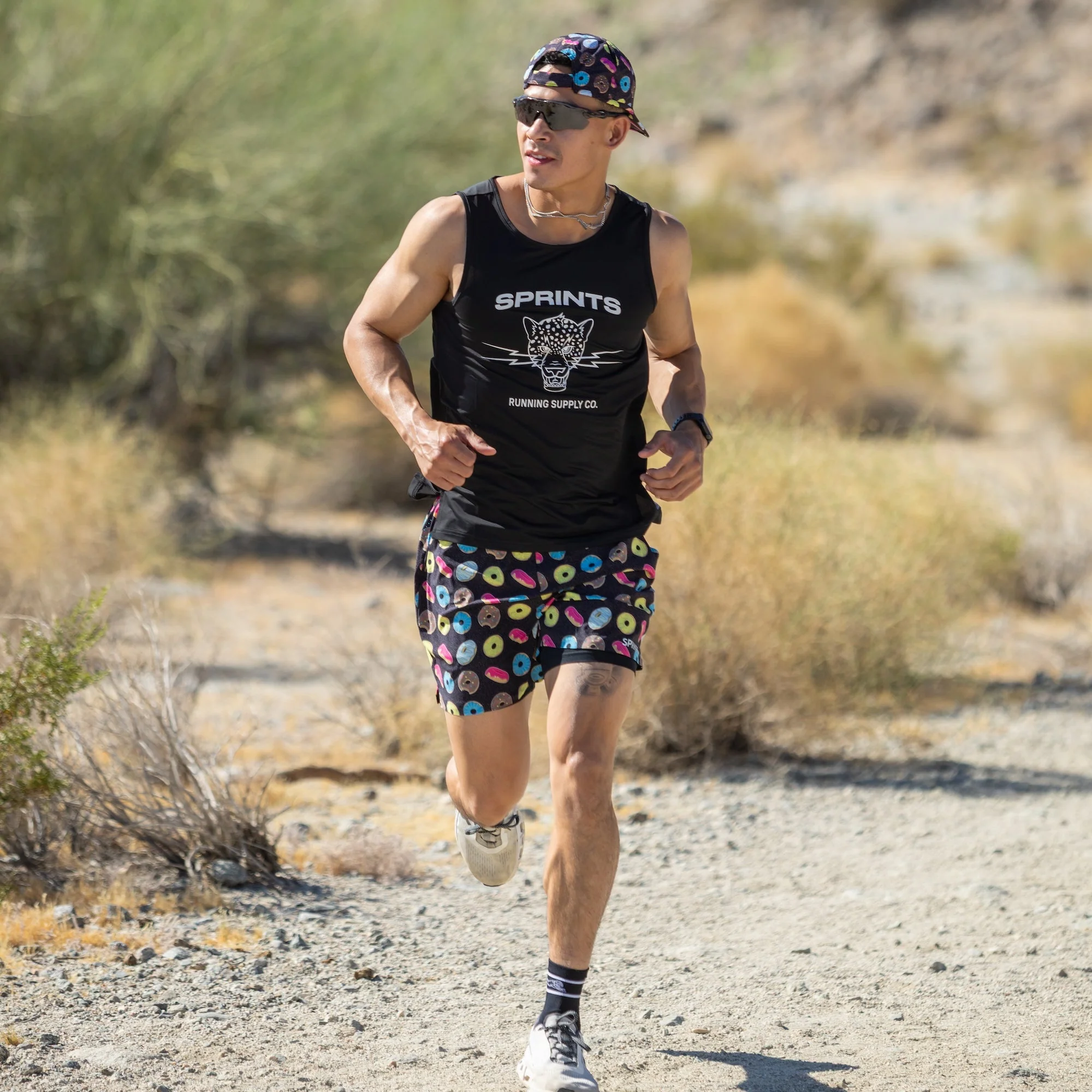 Mens Core Zero Running Tank - Vault Jag Black - Image 4