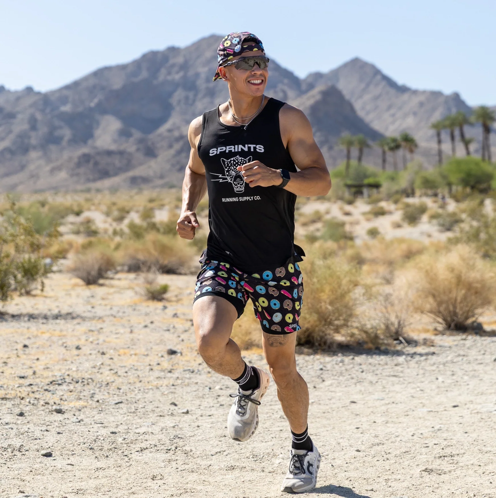 Mens Core Zero Running Tank - Vault Jag Black - Image 6