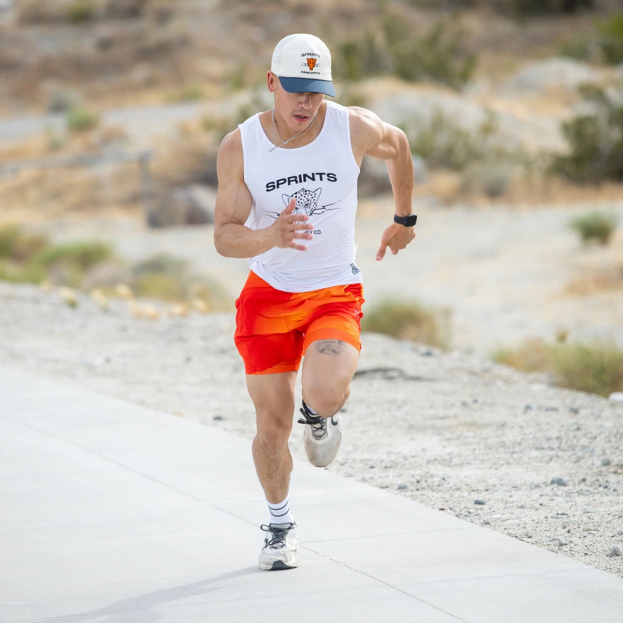 Mens Core Zero Running Tank - Vault Jag White - Image 2