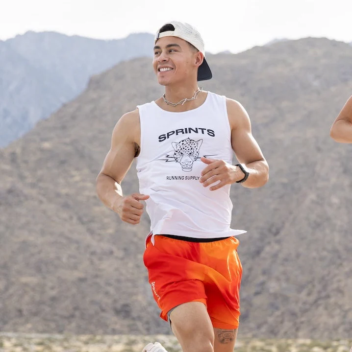 Mens Core Zero Running Tank - Vault Jag White - Image 7