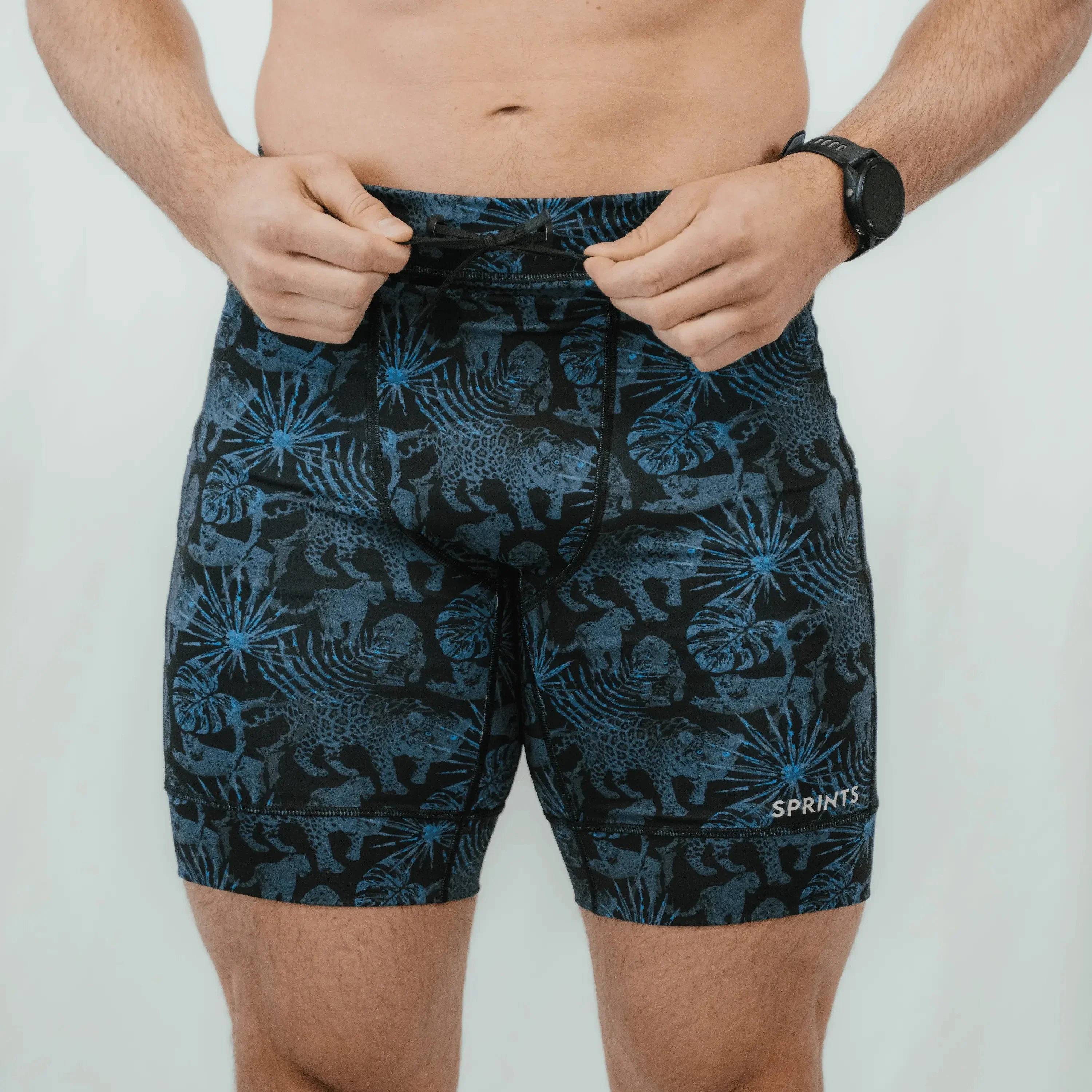 Mens Flexion 8" Half Tights - Acid Jags - Image 5