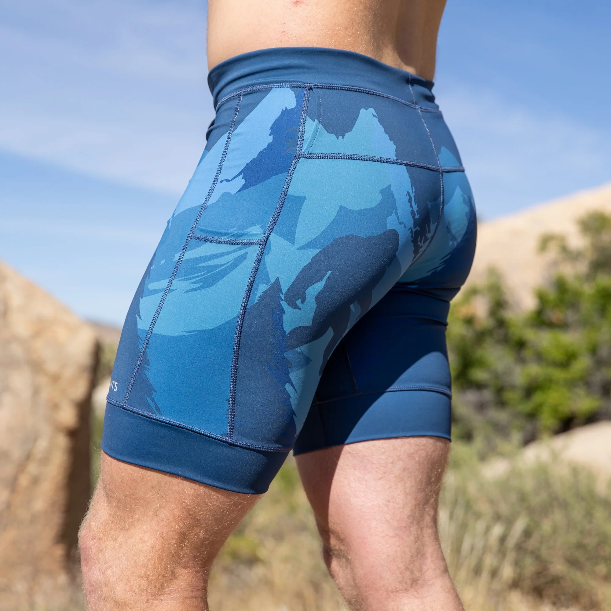 Mens Flexion 8" Half Tights - Sasquatch Habitat - Image 5
