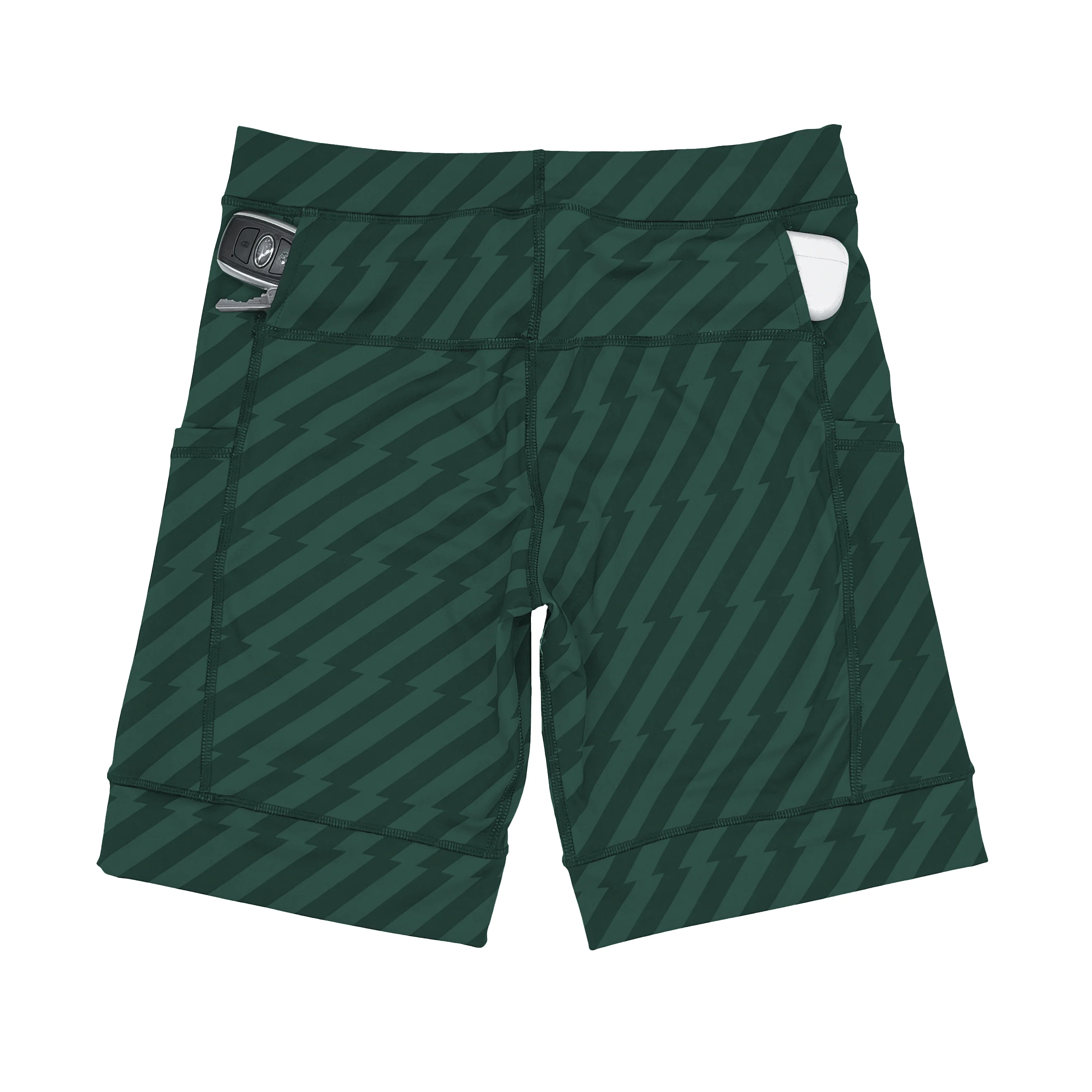 Mens Flexion 8" Half Tights - Velocity Blitz Green - Image 10