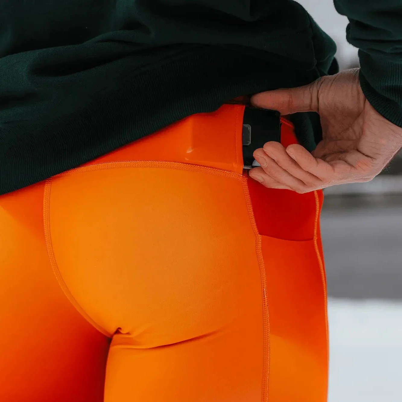 Mens Flexion Max Compression  - Orange Crush - Image 3