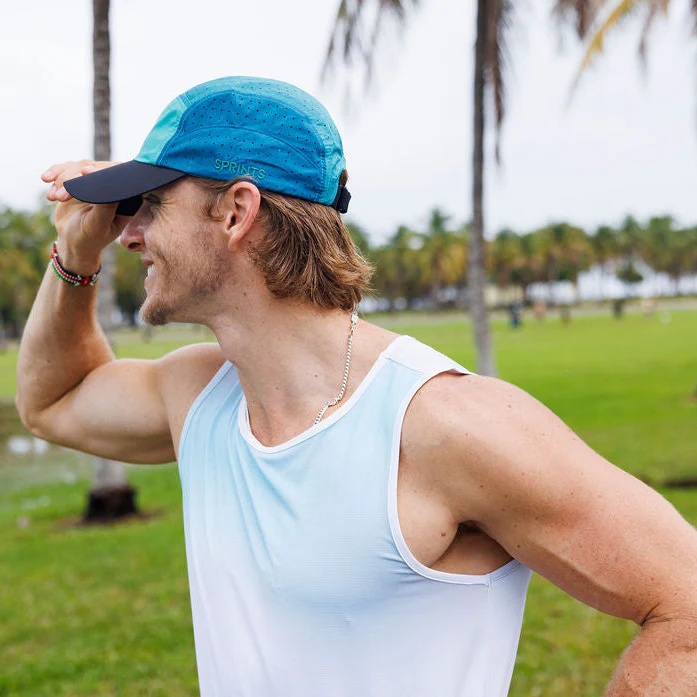 Mens Core Zero Running Tank - Coastal Fade - Image 2