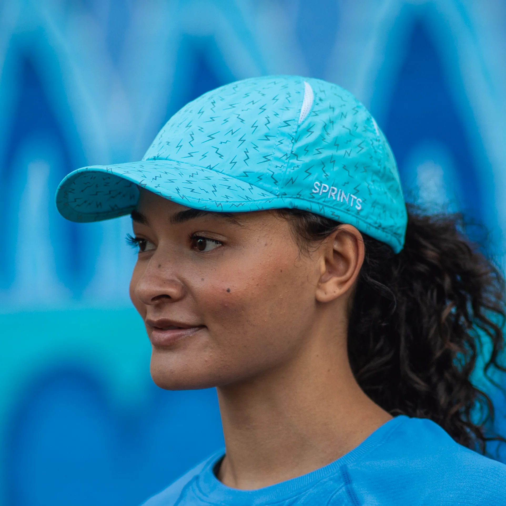 Electric Azure Flash Reflective OG Hat (Unisex) - Image 7