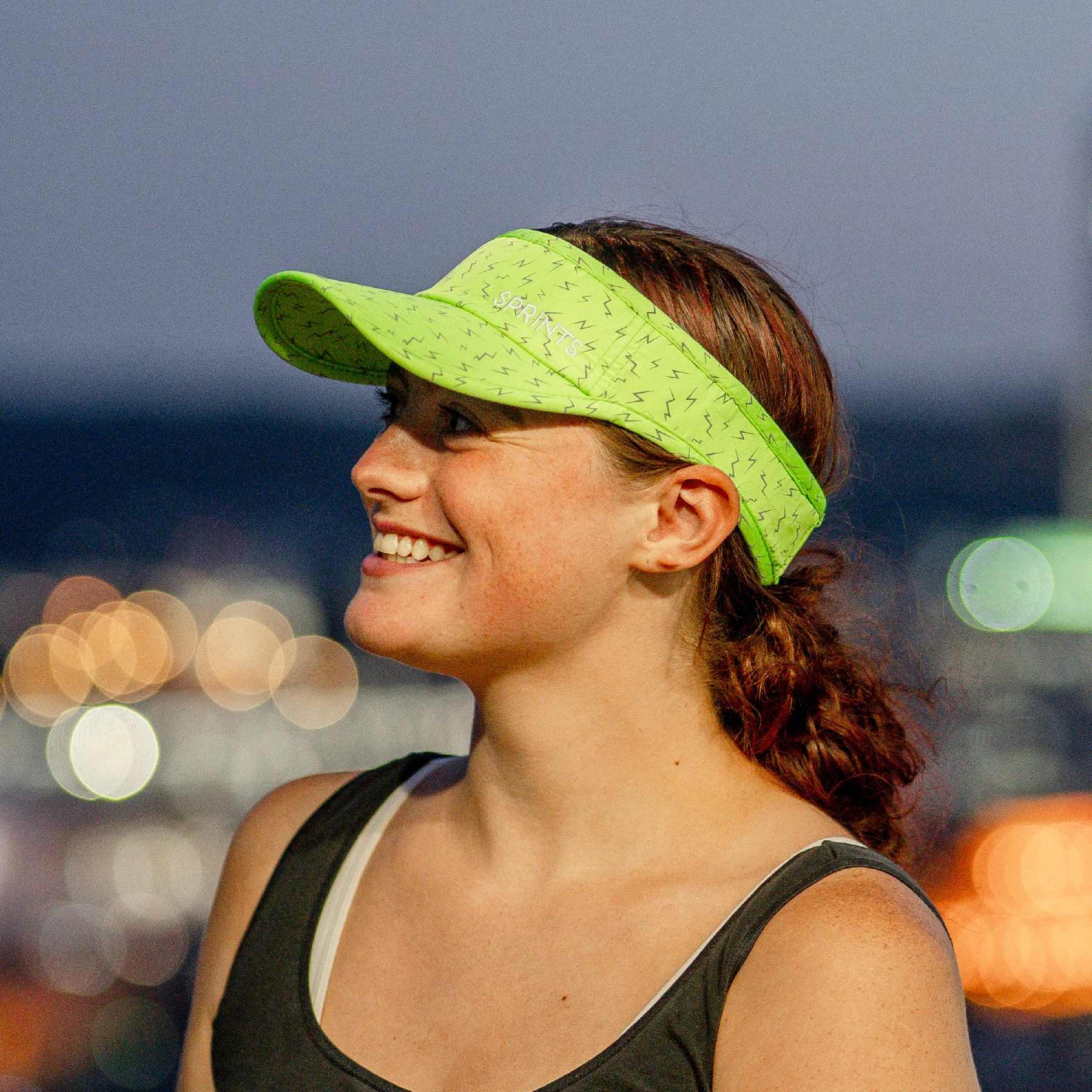 Neon Flash Reflective Green Visor (Unisex) - Image 3