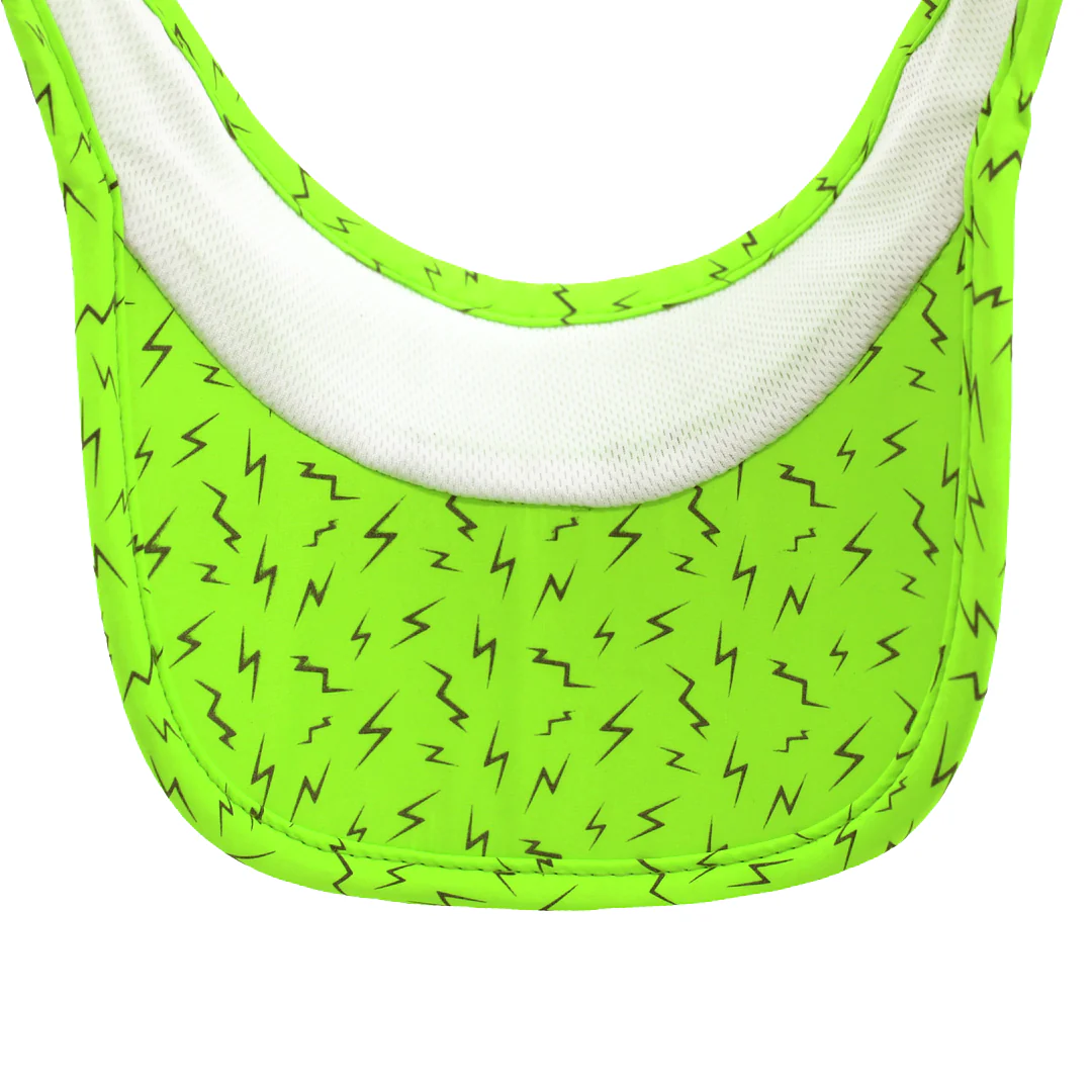 Neon Flash Reflective Green Visor (Unisex) - Image 4