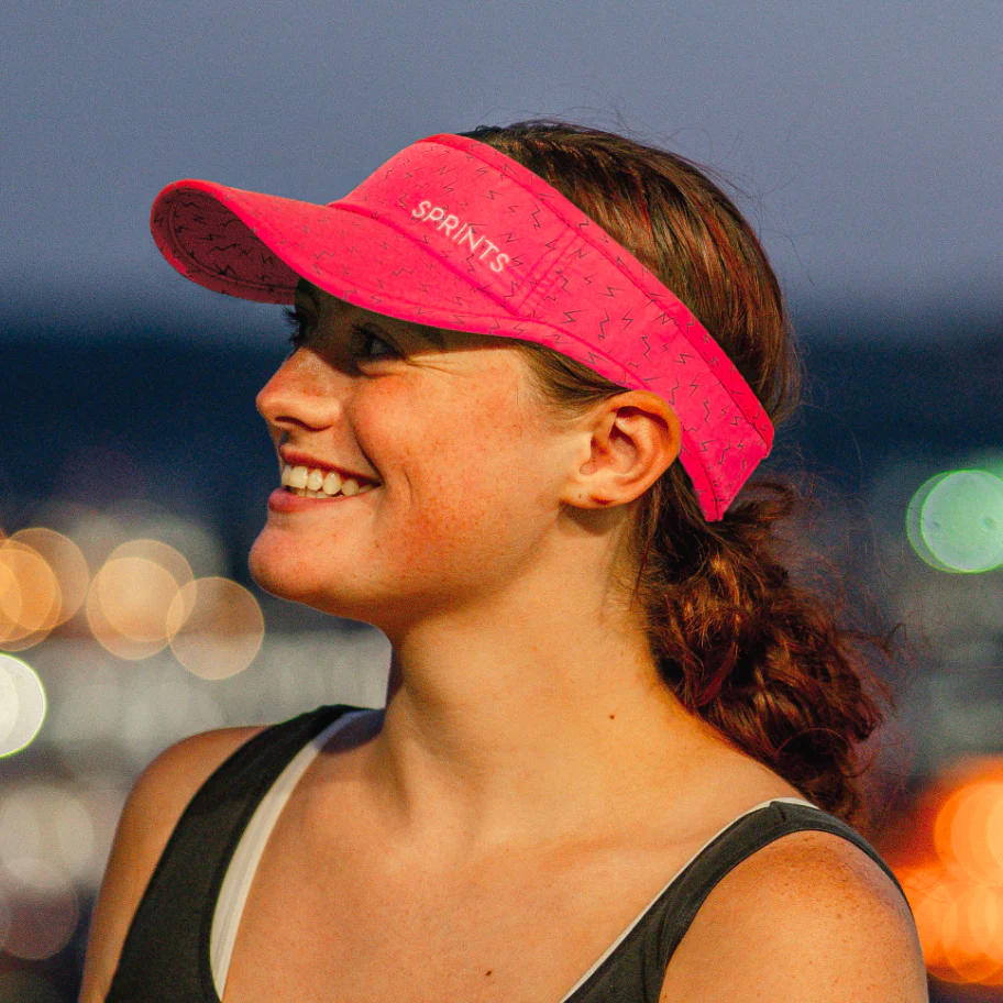Neon Flash Reflective Pink Visor (Unisex) - Image 3