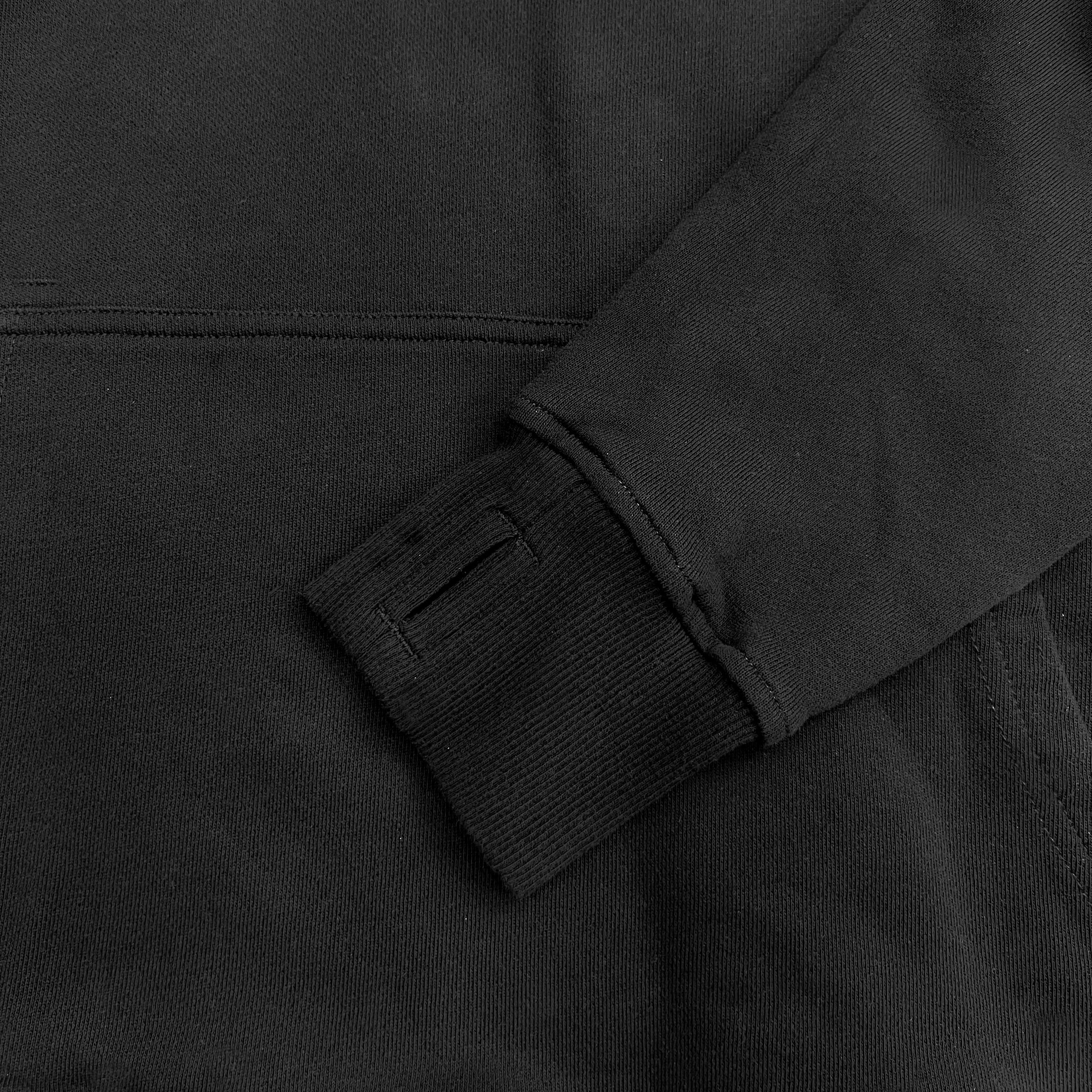 Run Club Oversized Hoodie - Running Late - Black - Image 7