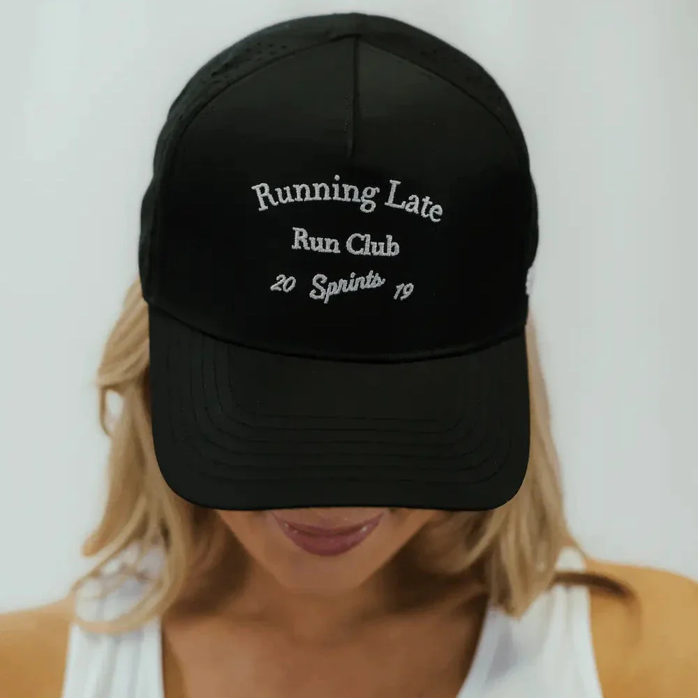 Running Late Run Club Structured VP Hat (Unisex) - Image 4