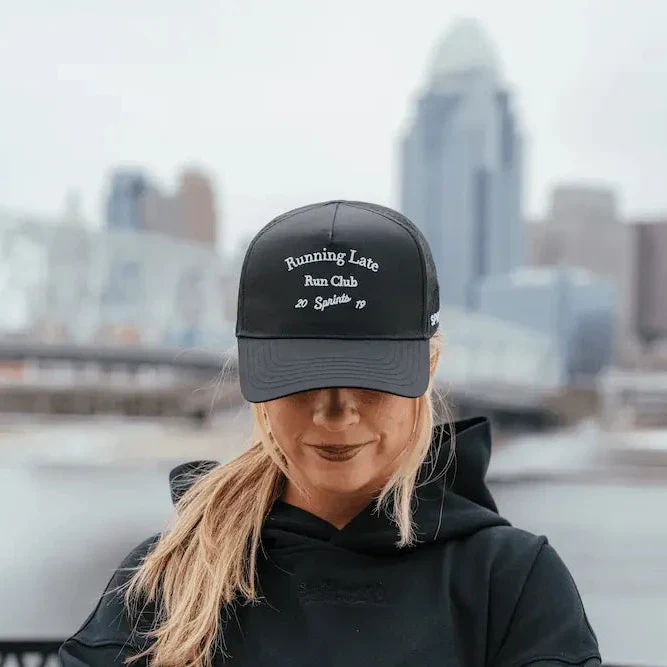 Running Late Run Club Structured VP Hat (Unisex) - Image 5