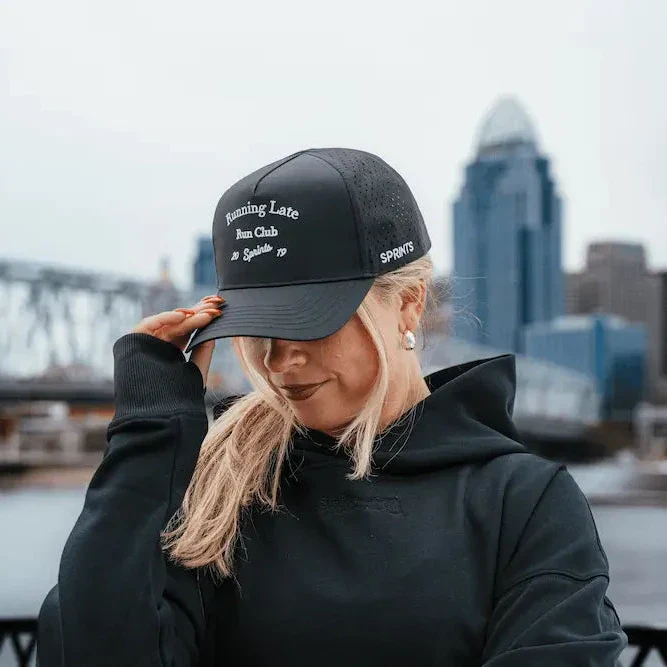 Running Late Run Club Structured VP Hat (Unisex) - Image 6