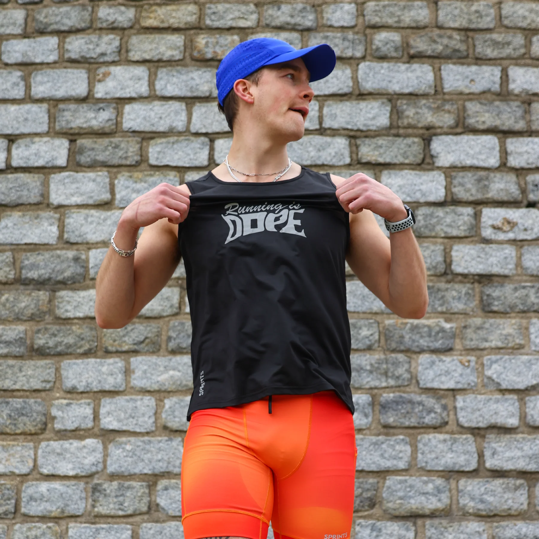 Shockwave Neon Blue Flash Reflective HyperG (Unisex) - Image 3