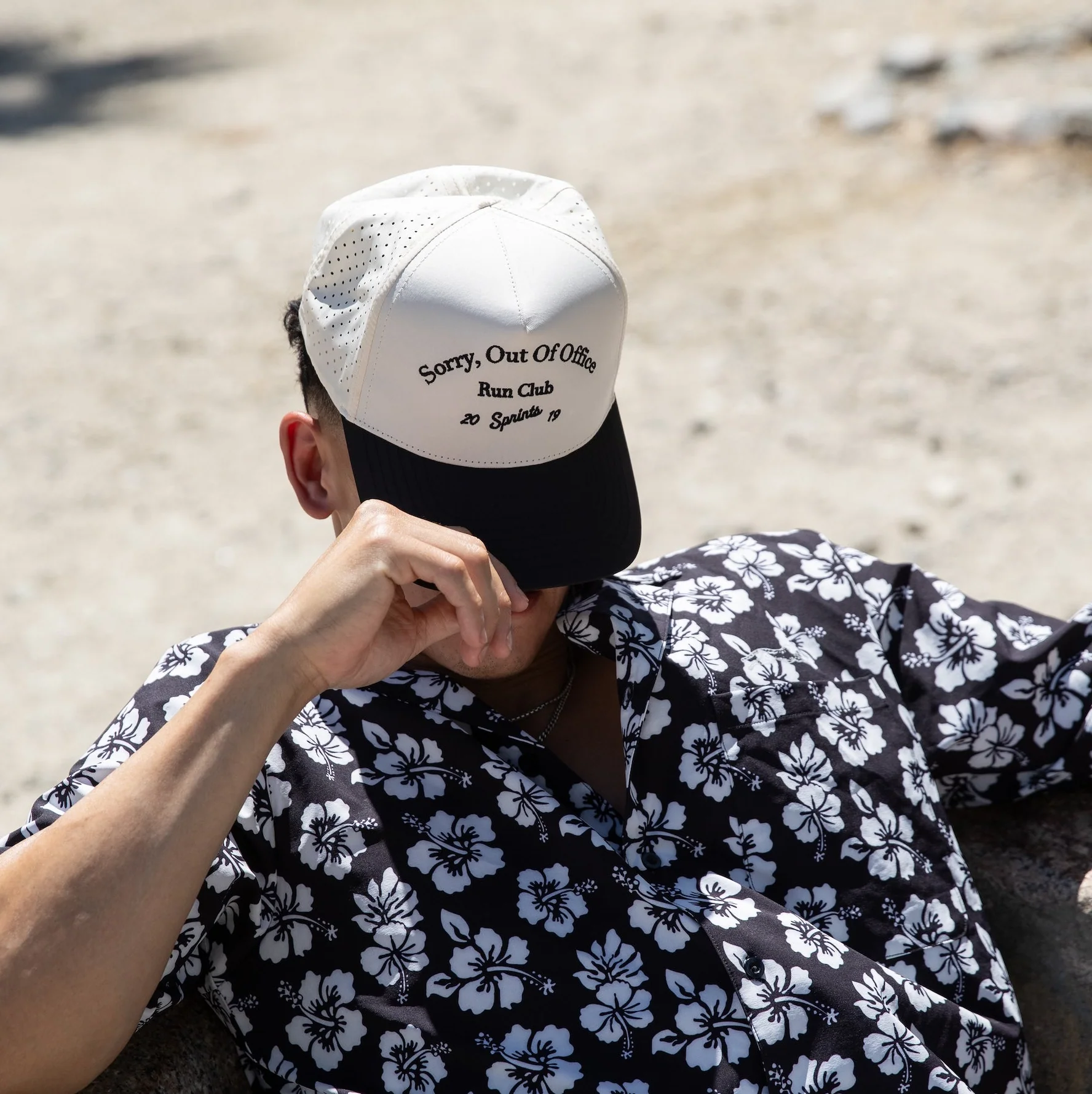 Sorry, Out Of Office Run Club Structured VP Hat (Unisex) - Image 7