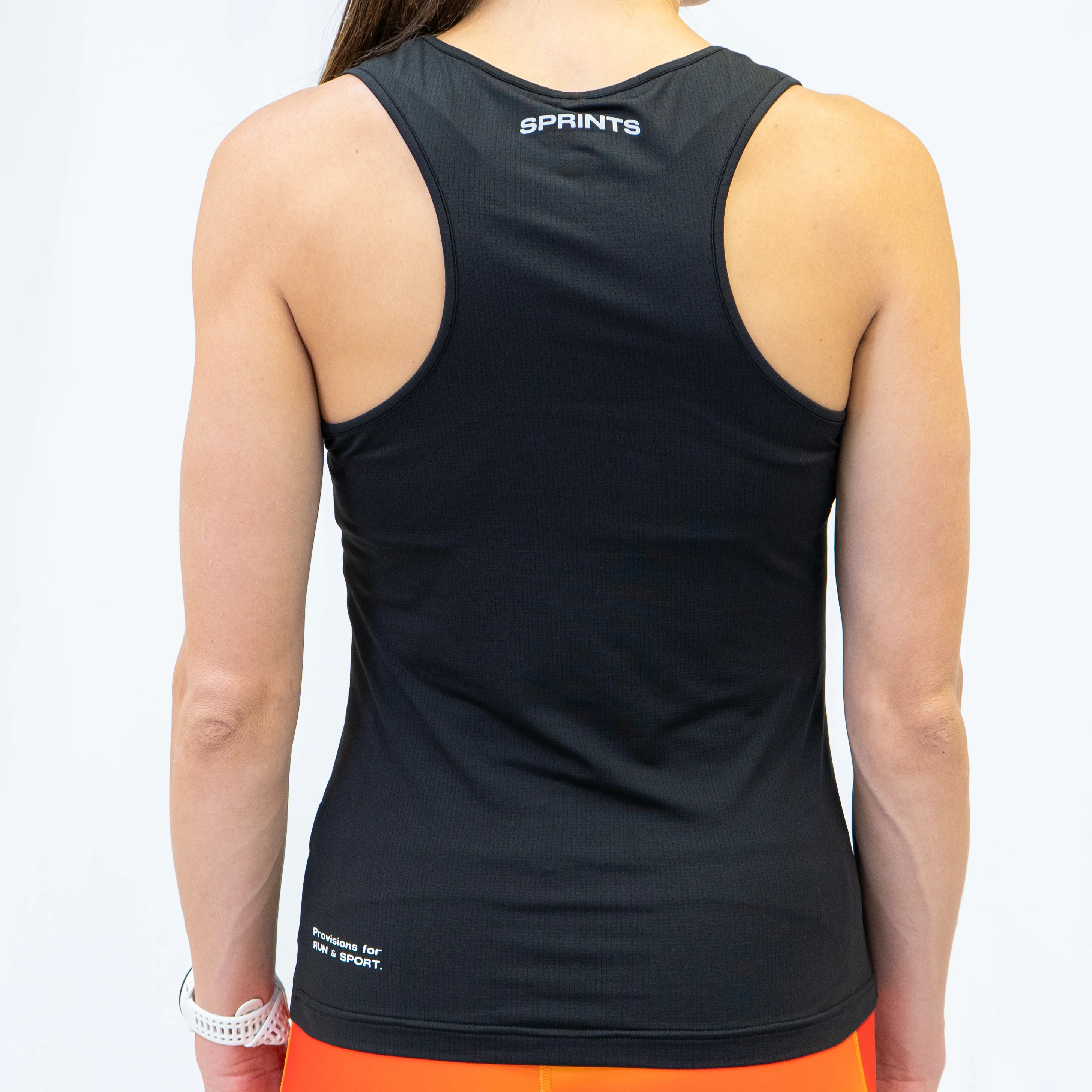 Womens Core Zero Running Tank - Stealth Black - Image 6