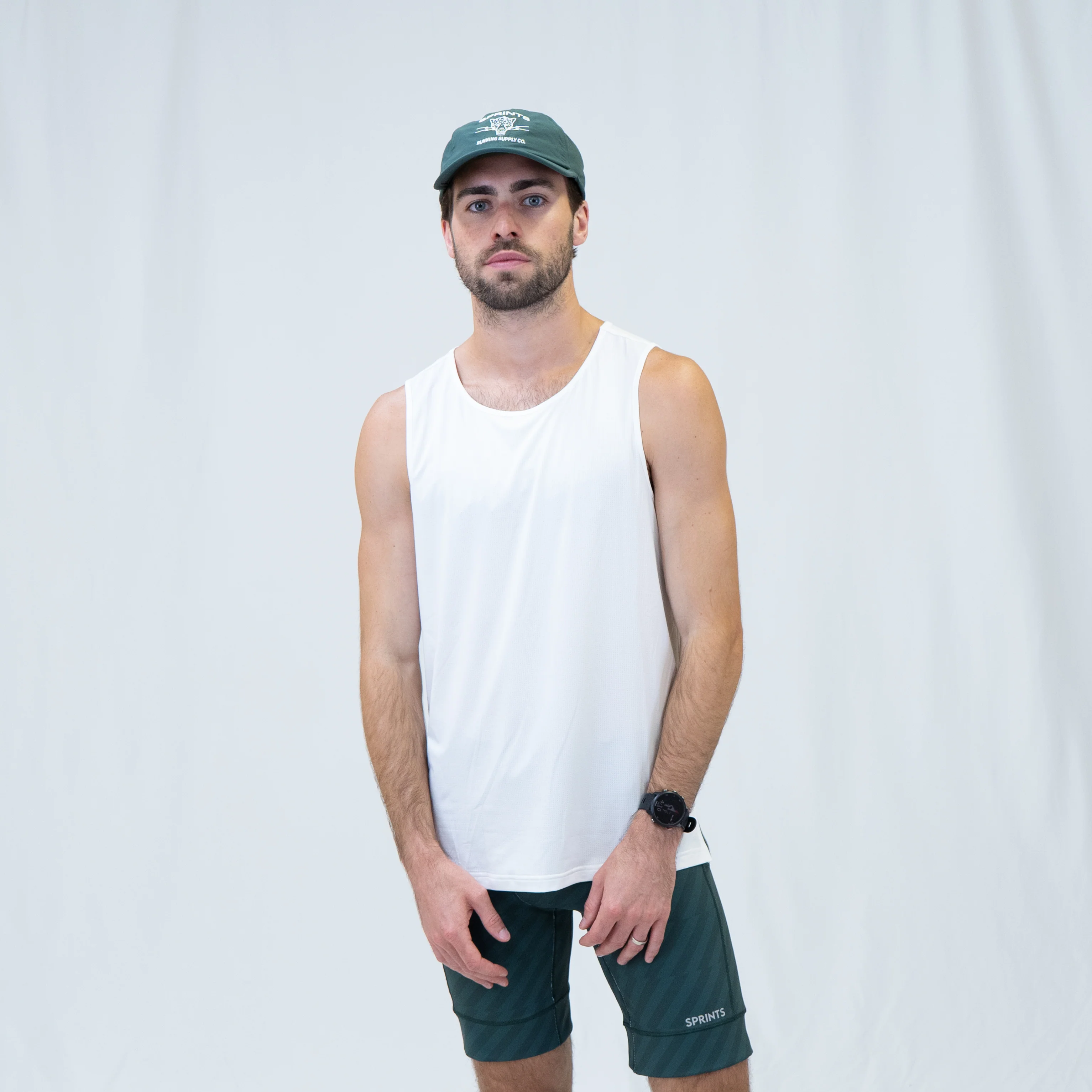 Mens Core Zero Running Tank - Stealth White - Image 3