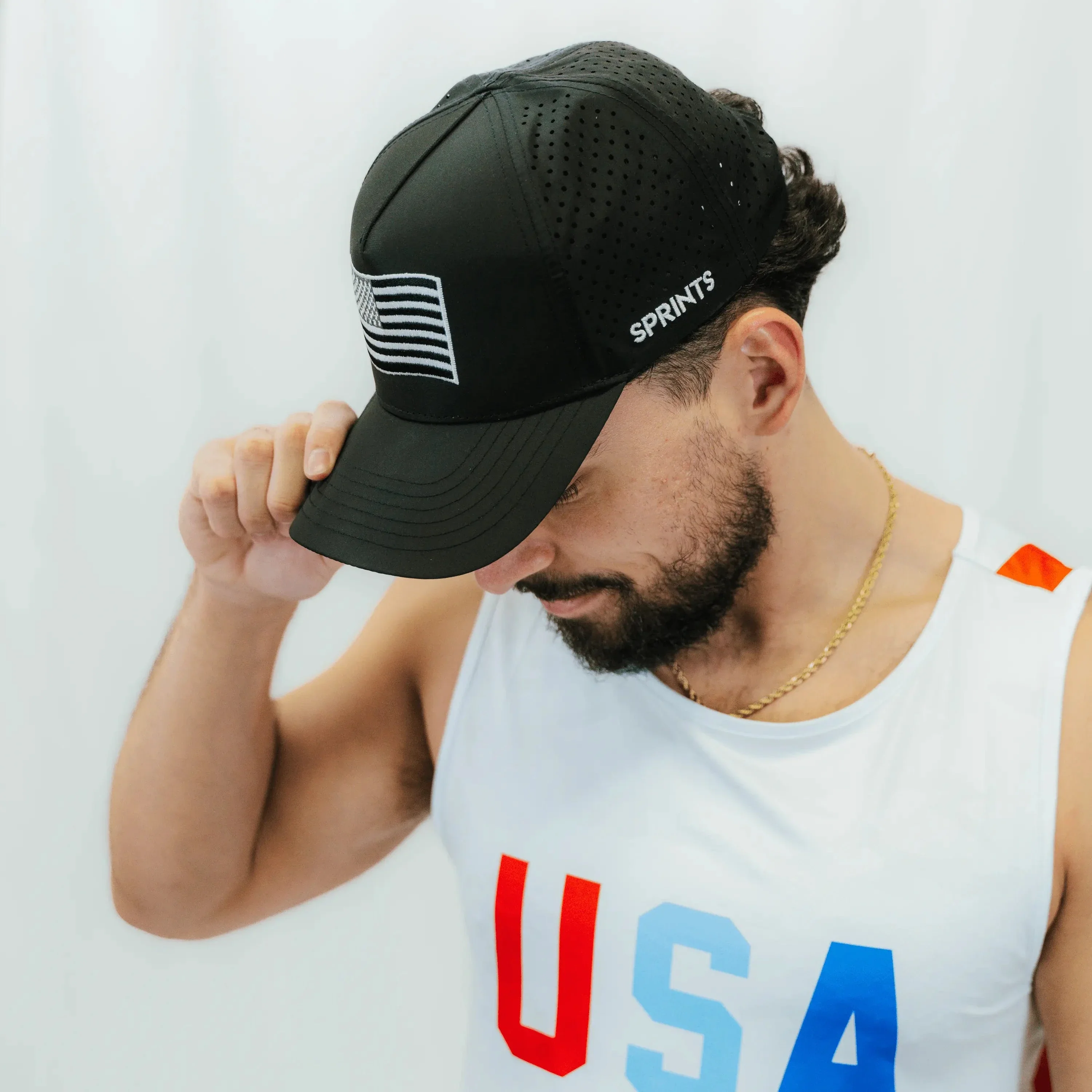 USA Shadow Noir Structured VP Hat (Unisex) - Image 4