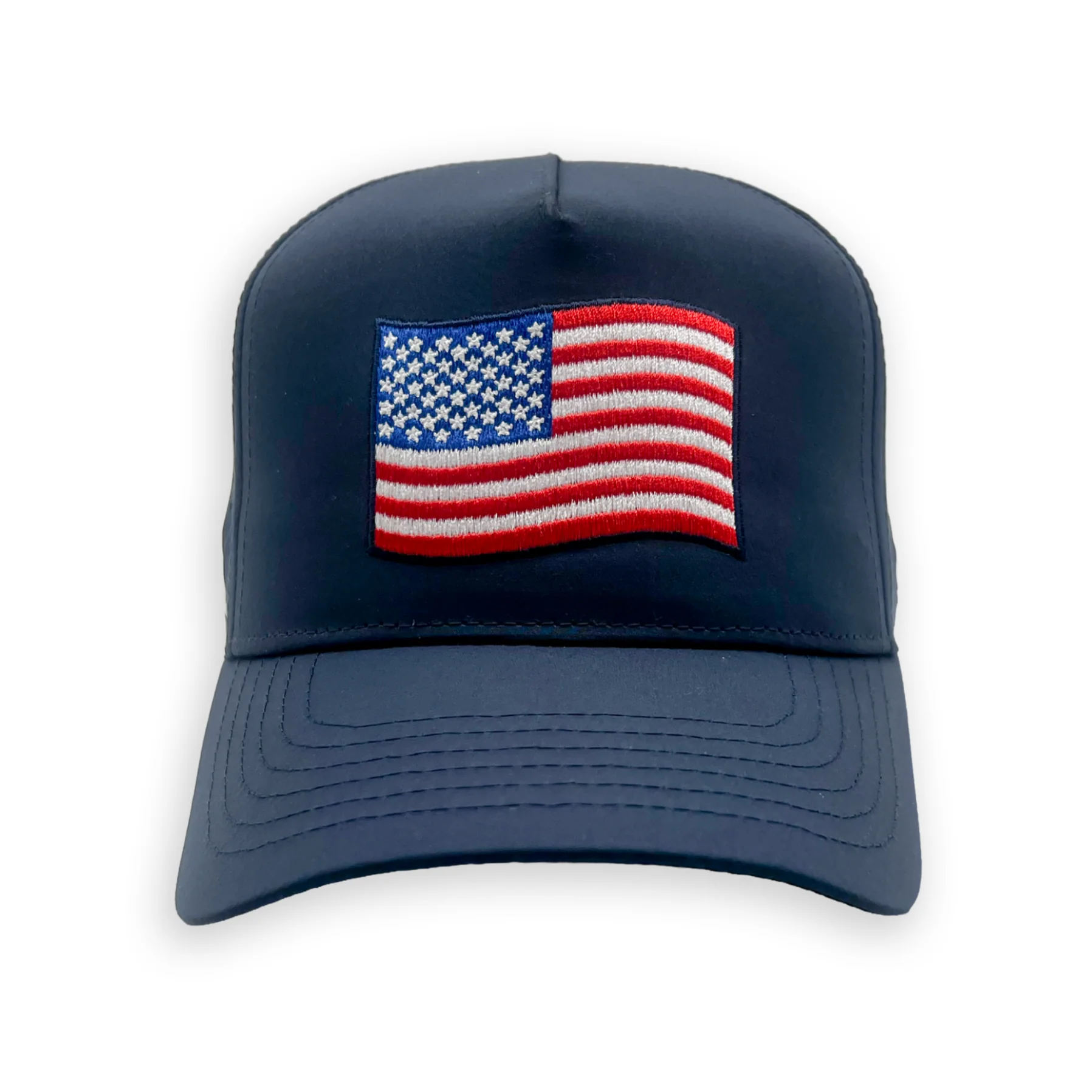 USA Structured VP Hat - Navy (Unisex) - Image 2